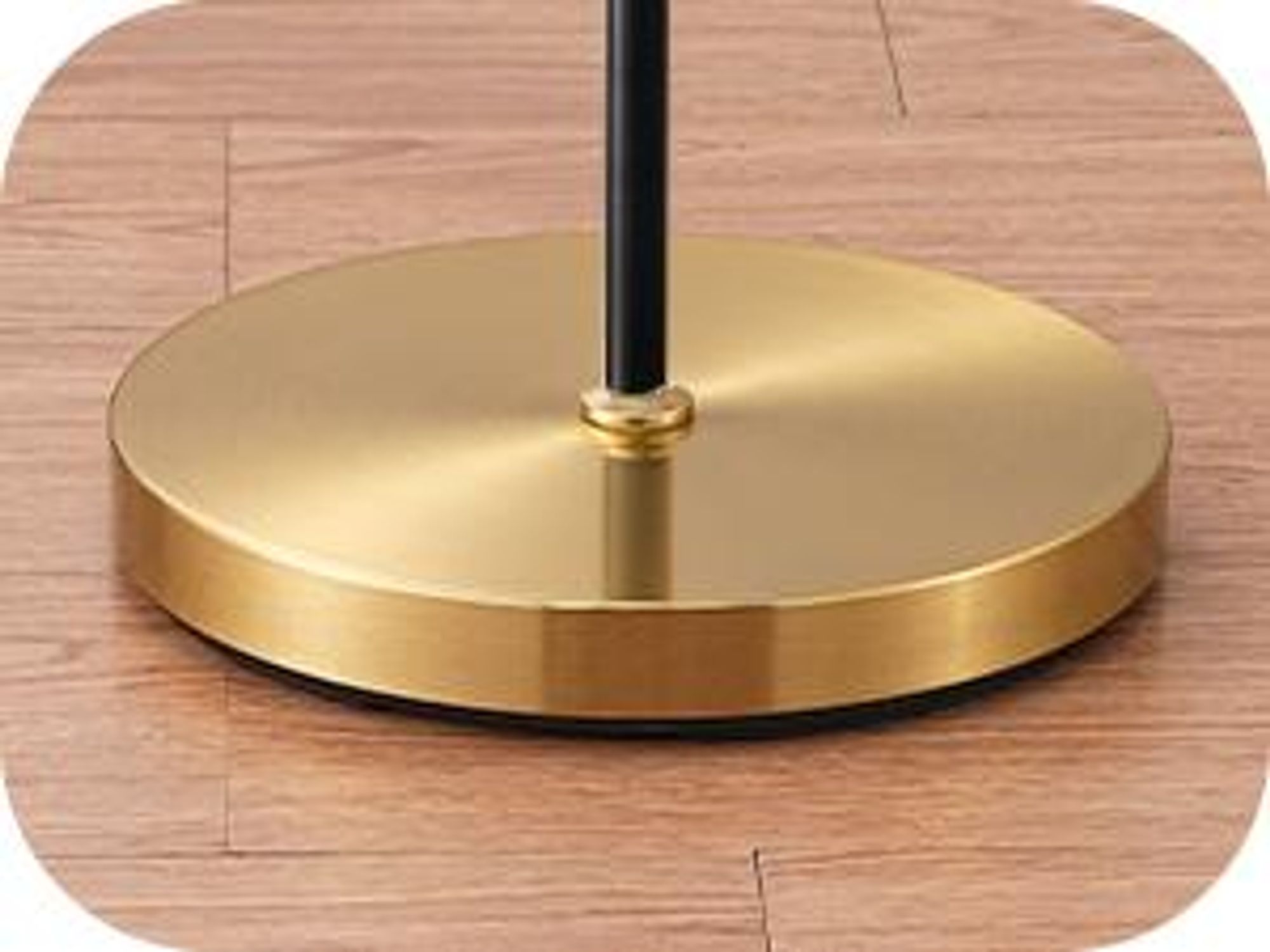 EDISHINE Stehlampe Wohnzimmer, Baumwoll-Leinenschirm, Retro, 2700K, Beige, Inkl. LED-Glühbirne, E27-Fassung, Metallgestell, Fußschalter