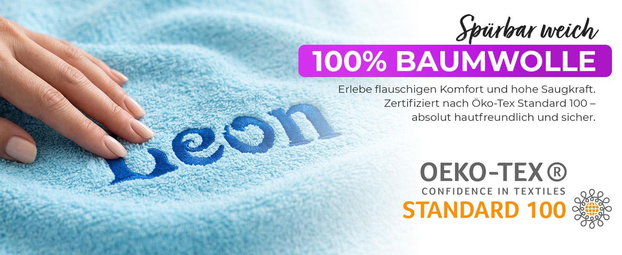 AR Line Duschtuch 70x140 cm mit Namen bestickt – Personalisiertes Handtuch aus Baumwolle 500 g/m², Farbe: Orchidee