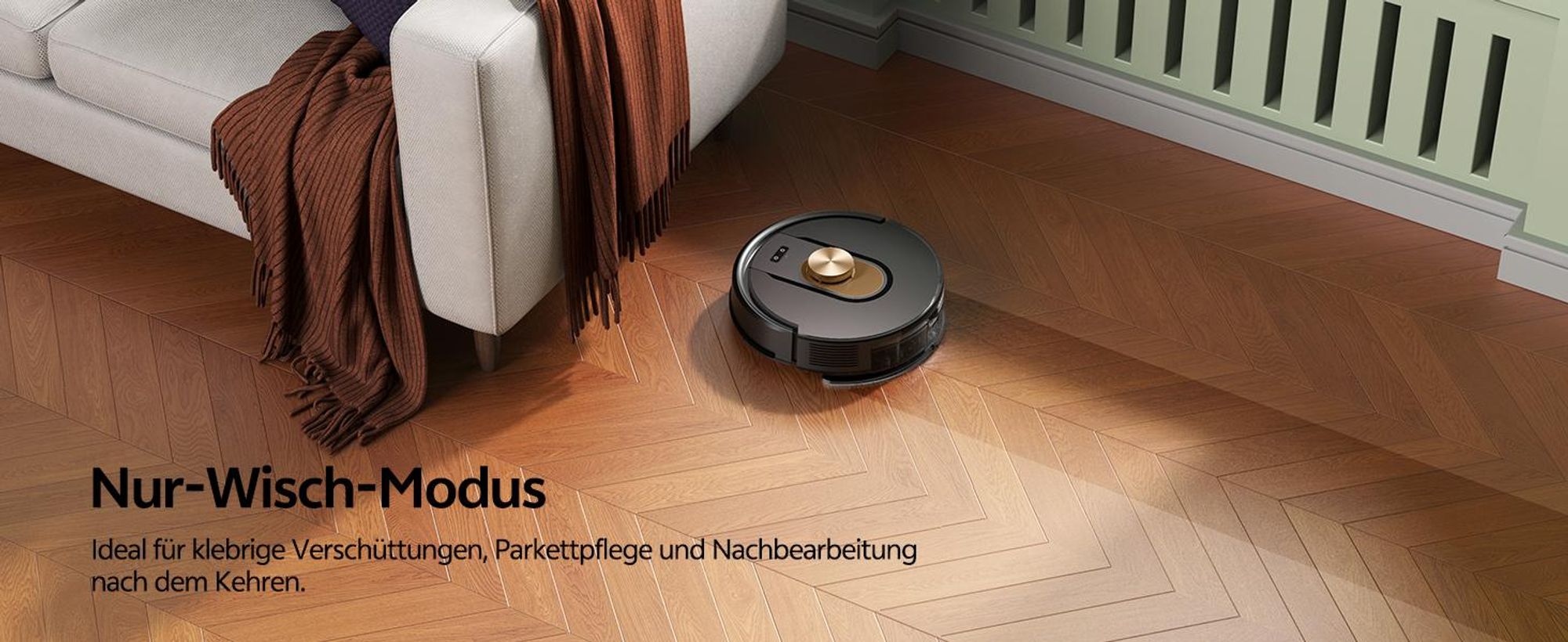 Vactidy W9 Saugroboter mit Wischfunktion, 3-in-1 Saug und Wischroboter mit LiDAR Navigation, 5000Pa 150Min Roboter Staubsauger mit App-Anpasssteuerung