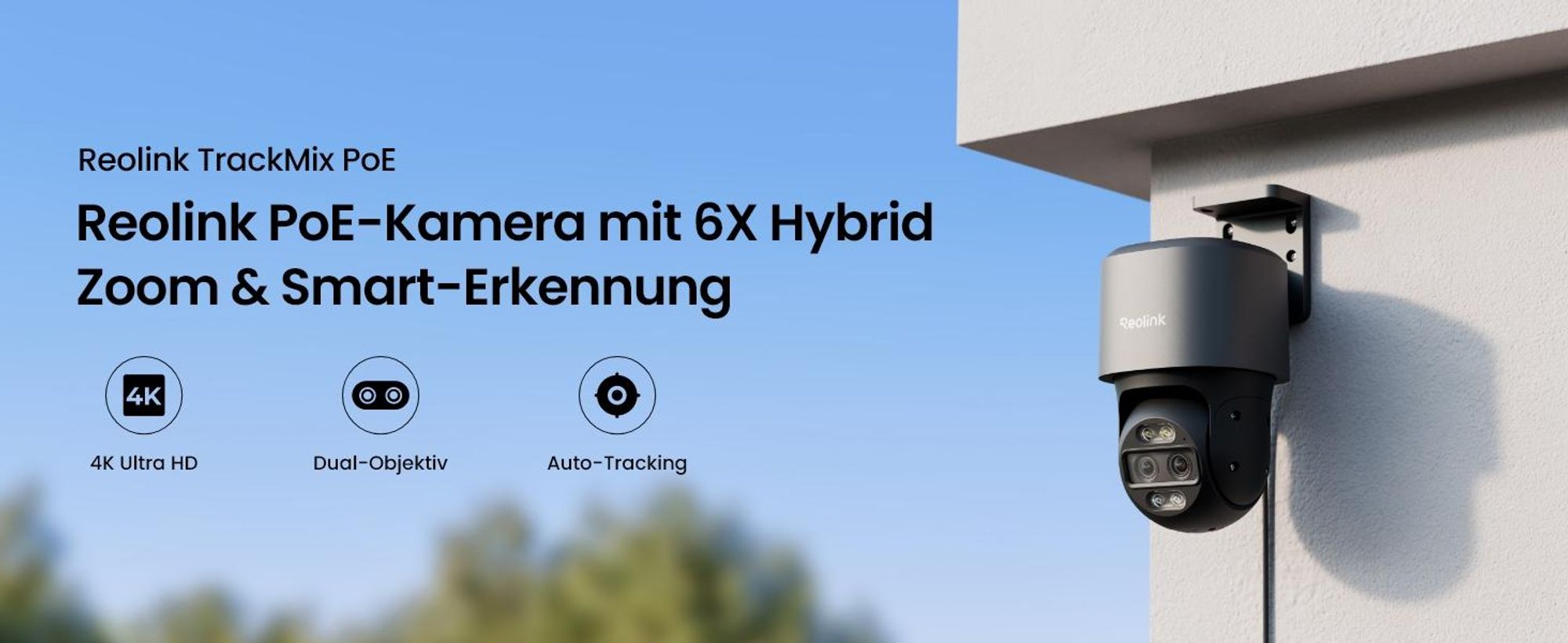 Reolink 4K UHD Dual-Lens PoE Außenkamera