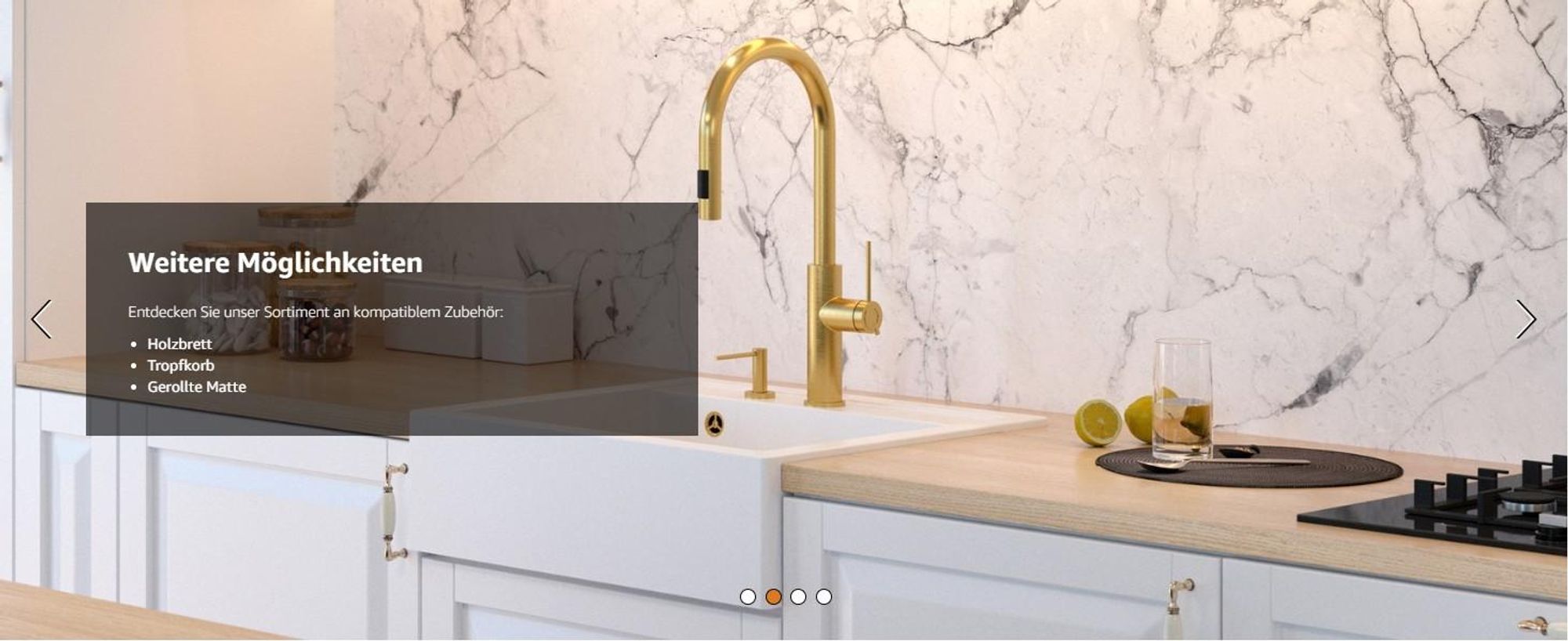 QUADRON Spülbecken 2-Becken Spüle | Größe: 59,5 x 54 x 20,5 cm | BILL 110 | Granitspüle aus GraniteQ mit Siphon | Weiß + Stahl
