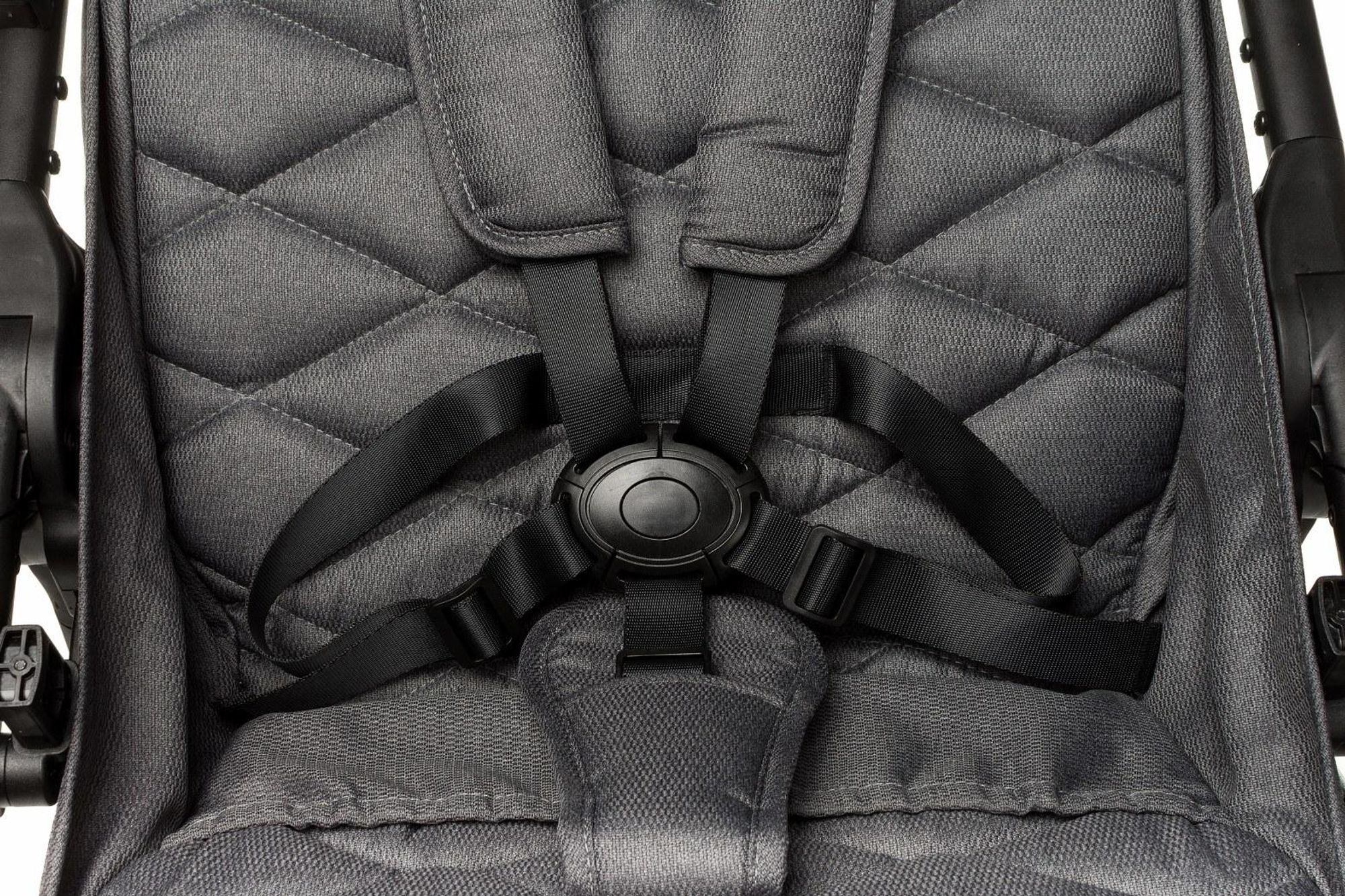 4Baby Premium Xplode Lite Steel Graphite Kinderwagen, grau, geeignet  von 6 Monaten bis 4 Jahren