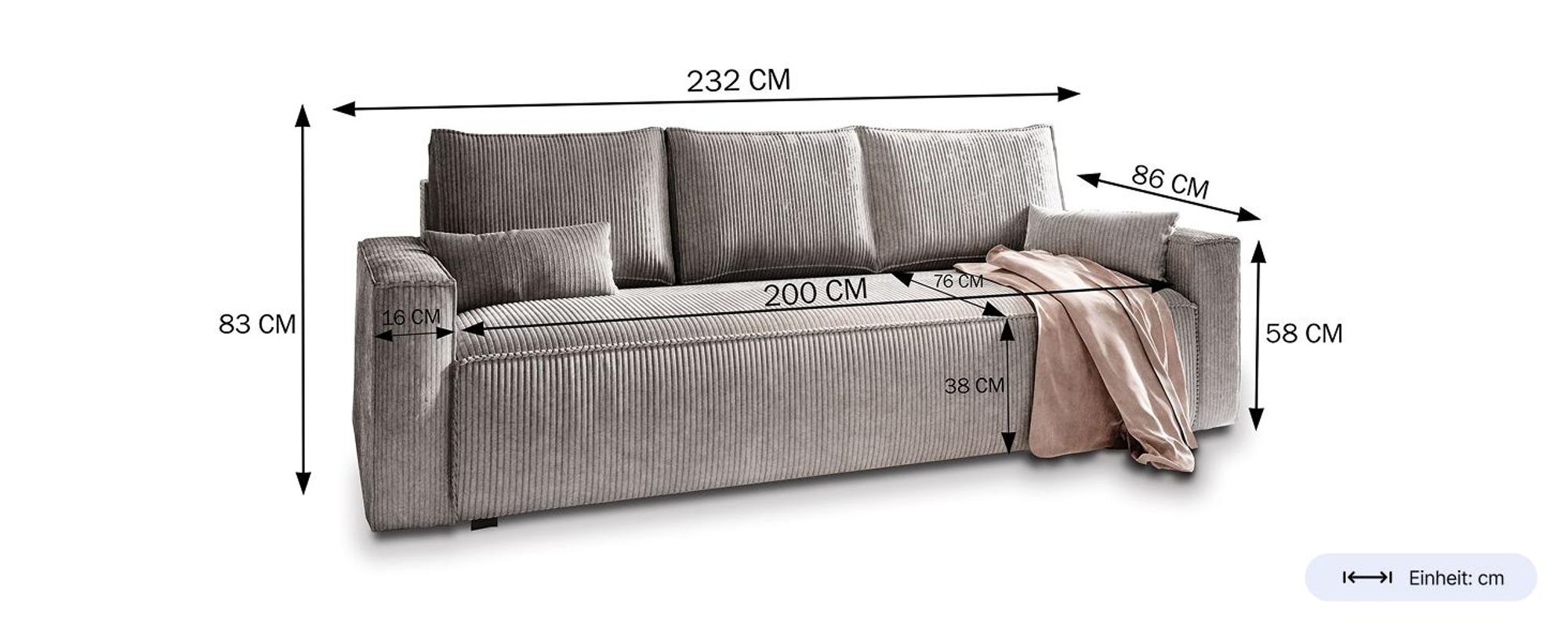 Präsentation: Wie ein sofa aufgebaut ist