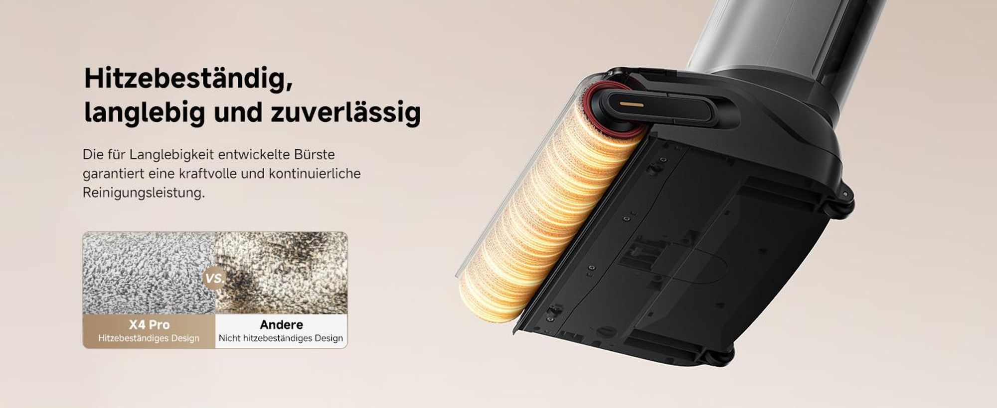 MOVA X4 Pro Nass-Trocken-Sauger, Heißwasser-Wischfunktion, Tangle-Free, Selbstreinigung bei 100 °C, 20 kPa Saugkraft, intelligente Saugkraftregelung