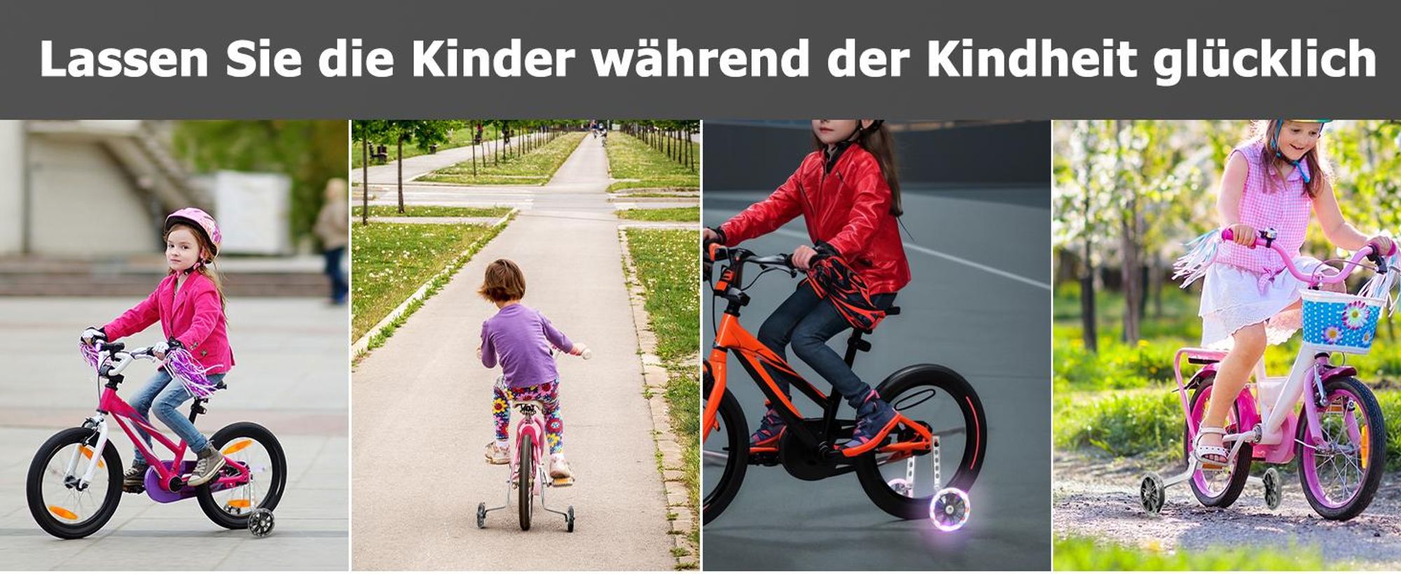 Universal Stützräder, Fahrrad Stützräder, 1 Paar Hilfsräder, Kinder Stützräder, Kinderfahrrad Stützräder für 12 14 16 18 20 Zoll Kind erfahrrad
