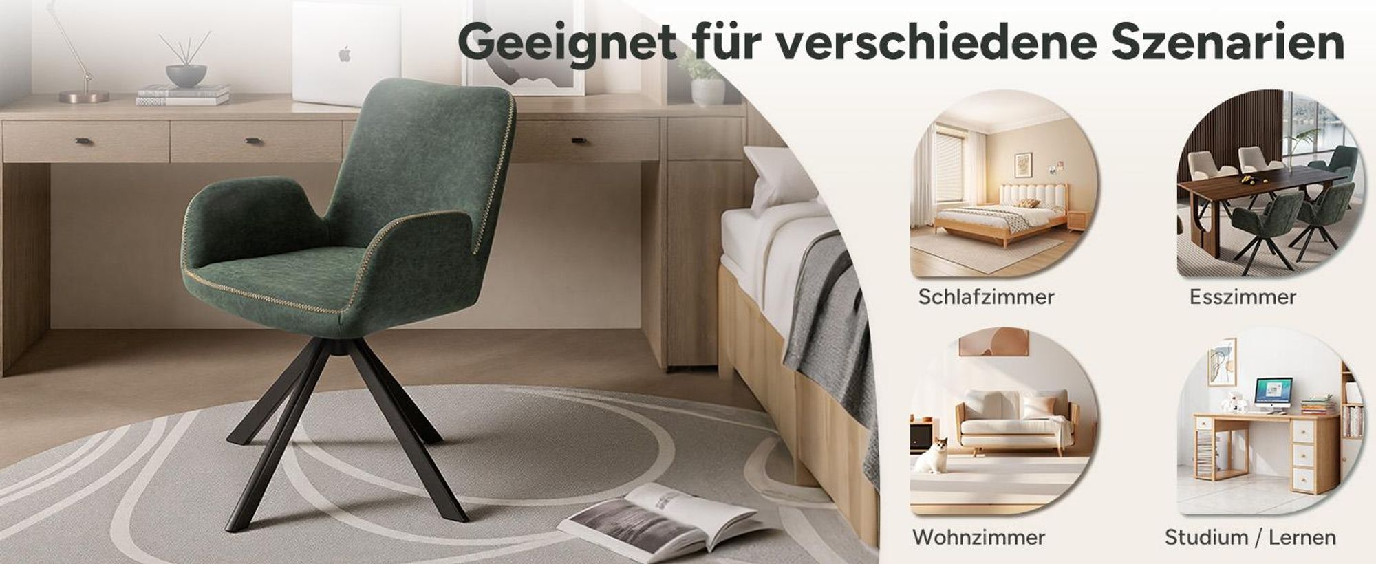 HOMAVO Esszimmerstühle (2er-Set) | Esszimmerstühle, Bürostuhl, Hocker, Schreibtischstuhl