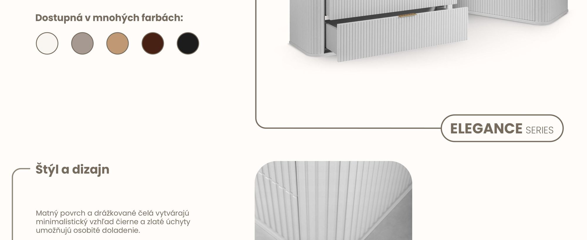Kupelnova Skrinka 120 CM Biely Matný MDF 2 Zásuvky