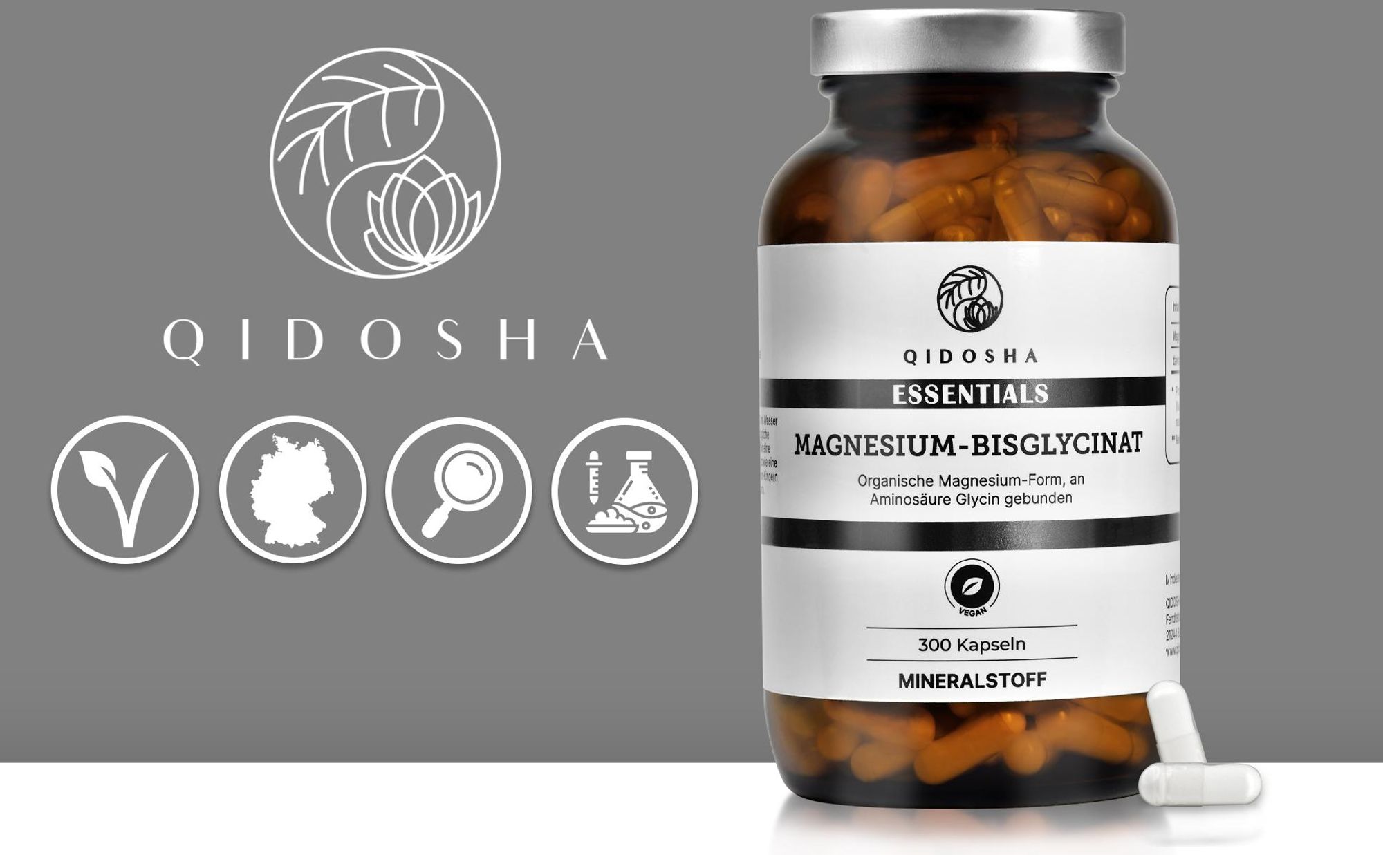 QIDOSHA Magnesium Bisglycinat: Wirkweise