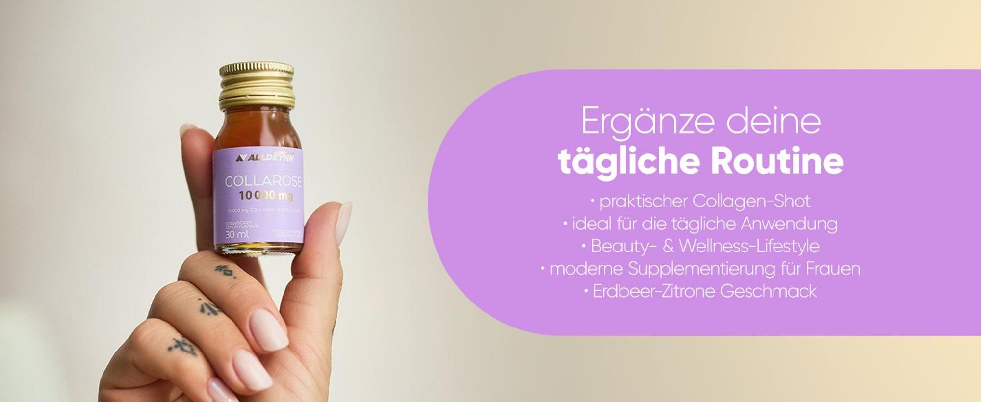 ALLDEYNN COLLAROSE 10 000 MG 30x30ml Kollagen, Haut, Haare, Nägel