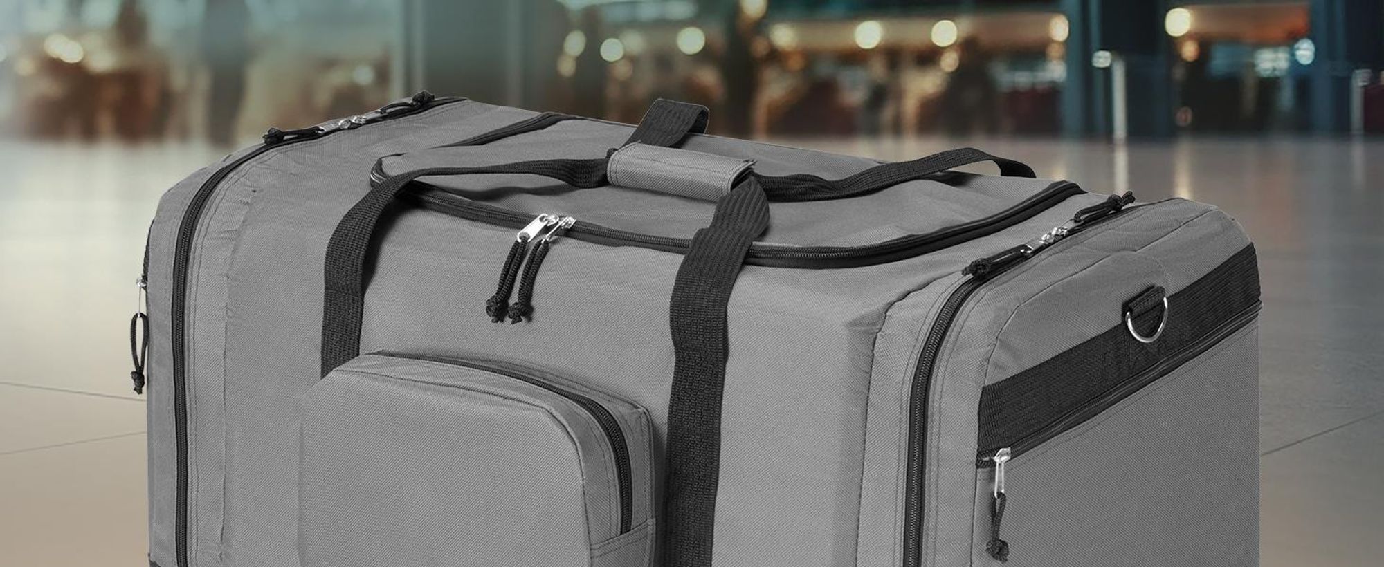 MONZANA Sport & Reisetasche 90L 70x35x35cm Grau