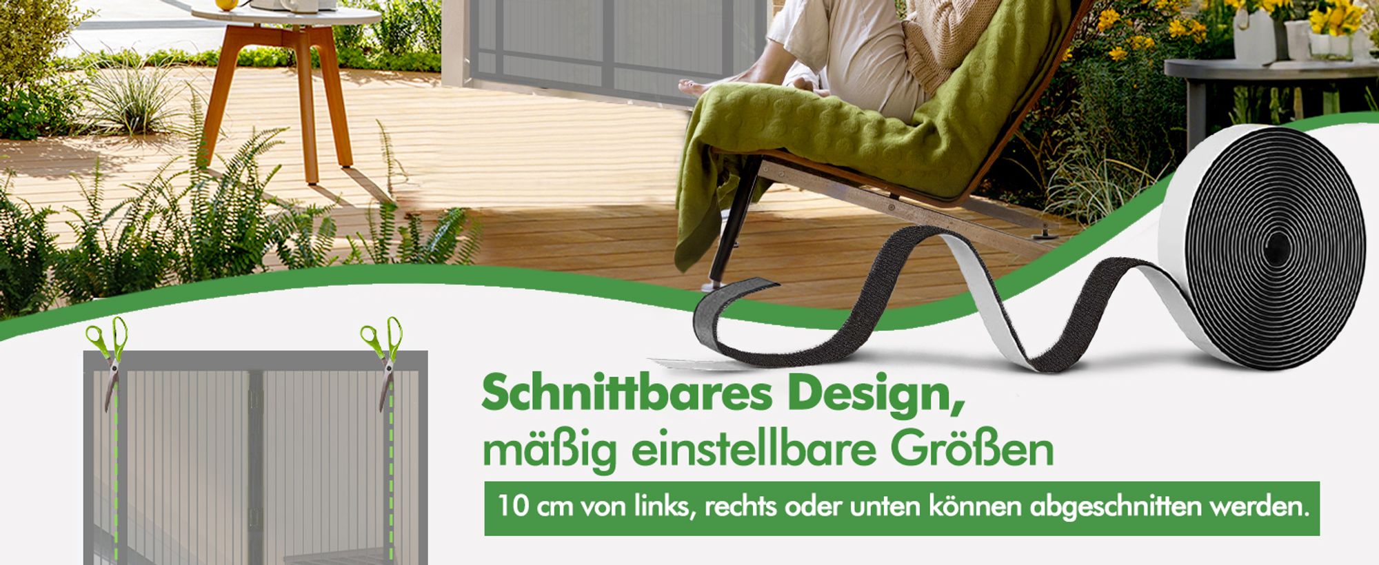 Sekey Fliegengitter Für Balkontür 90 x 210 cm Magnetvorhang Fuer Balkontueren Ohne Bohren, Moskitonetz Grau