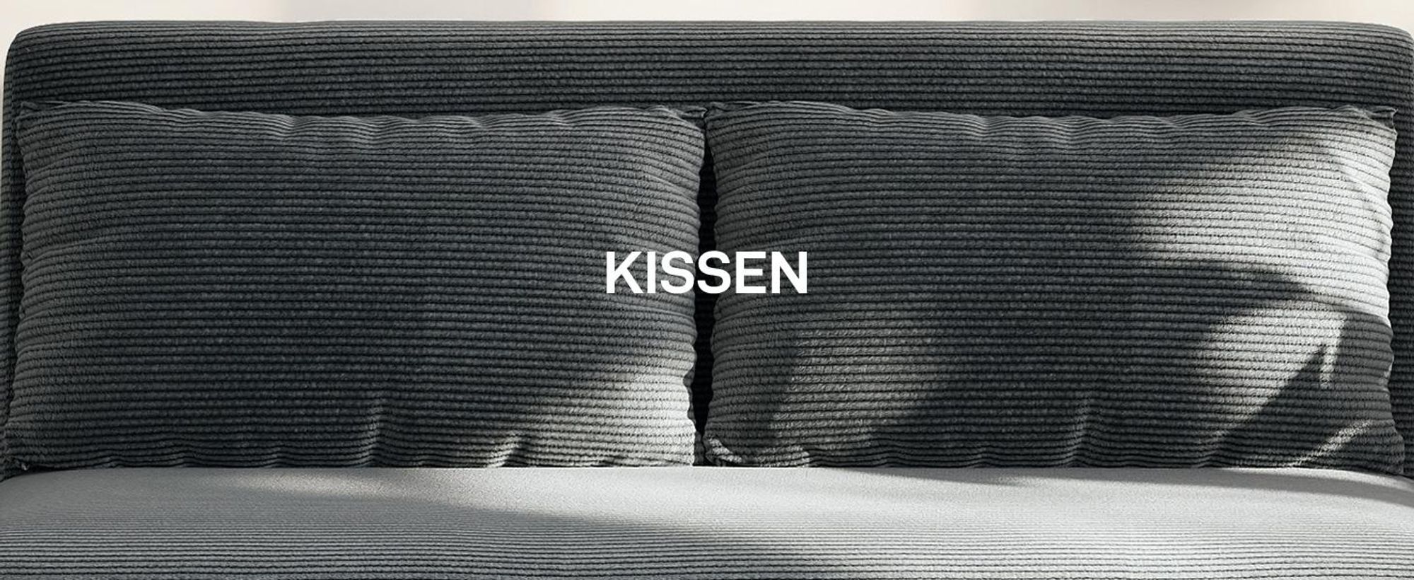 HOMCOM Schlafsofa, Klappsofa mit Bettfunktion, Rückenkissen Kordoptik Dunkelgrau