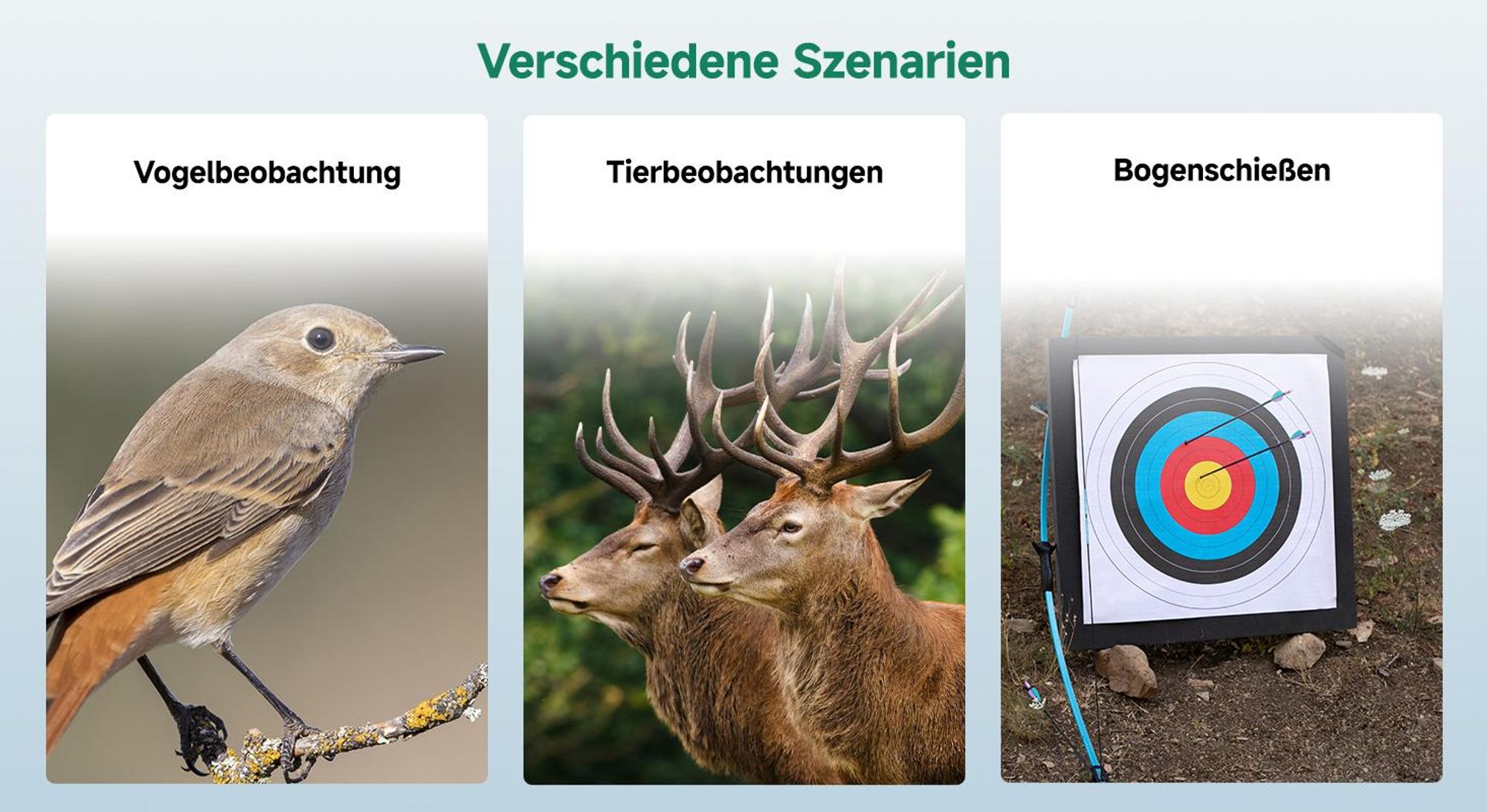 Svbony SV28A Spektiv, 100mm Großer Durchmesser, 25-75X-Monokulare Ferngläser, mit Handyhalterung Tragetasche für Tierbeobachtung, Sportschützen