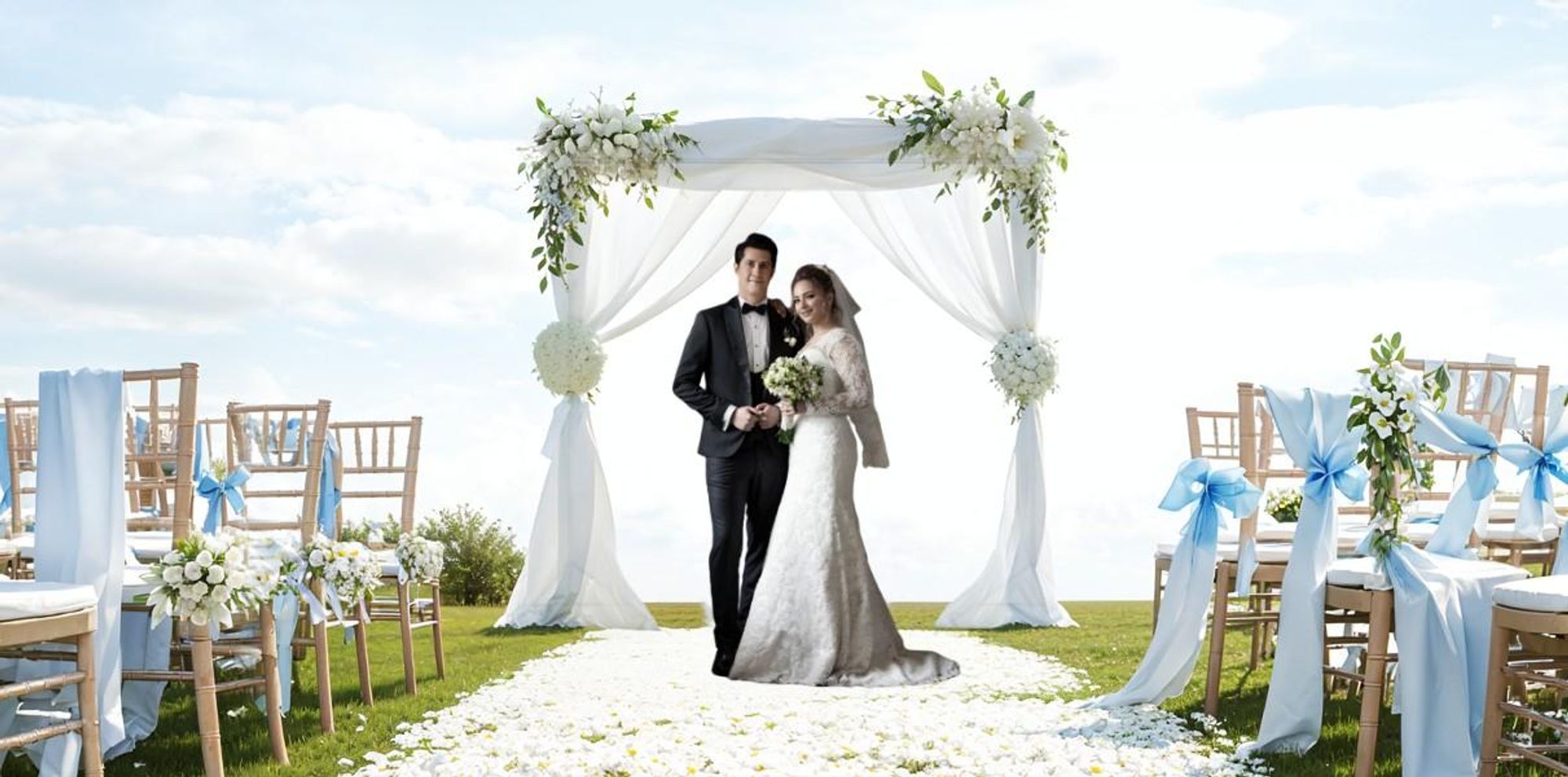 Kann zur Dekoration von Hochzeitsszenen verwendet werden