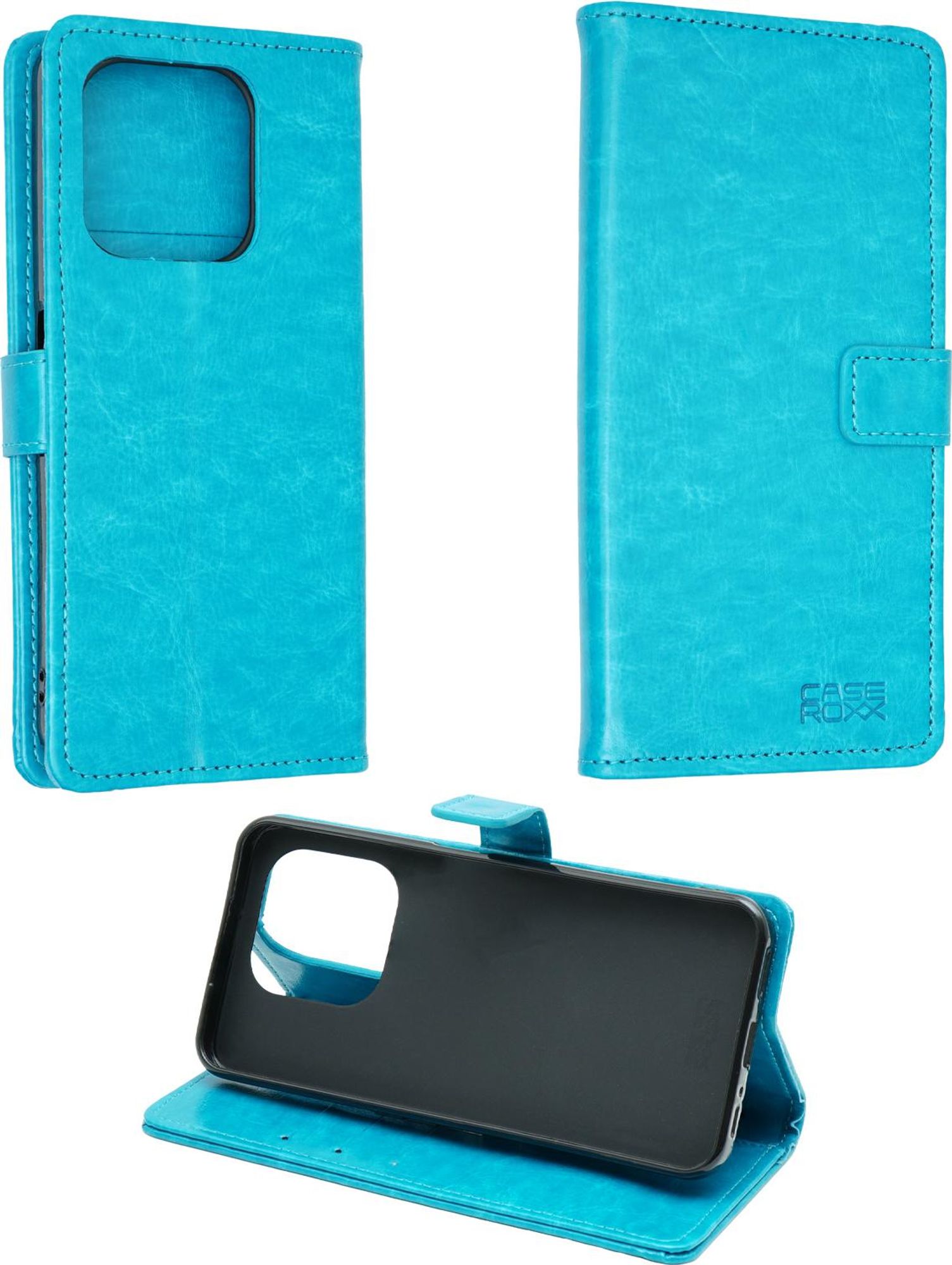 caseroxx Handy Hülle Tasche kompatibel mit Emporia SMART.6lite / E6.lite Bookstyle-Case Wallet Case Bild 1