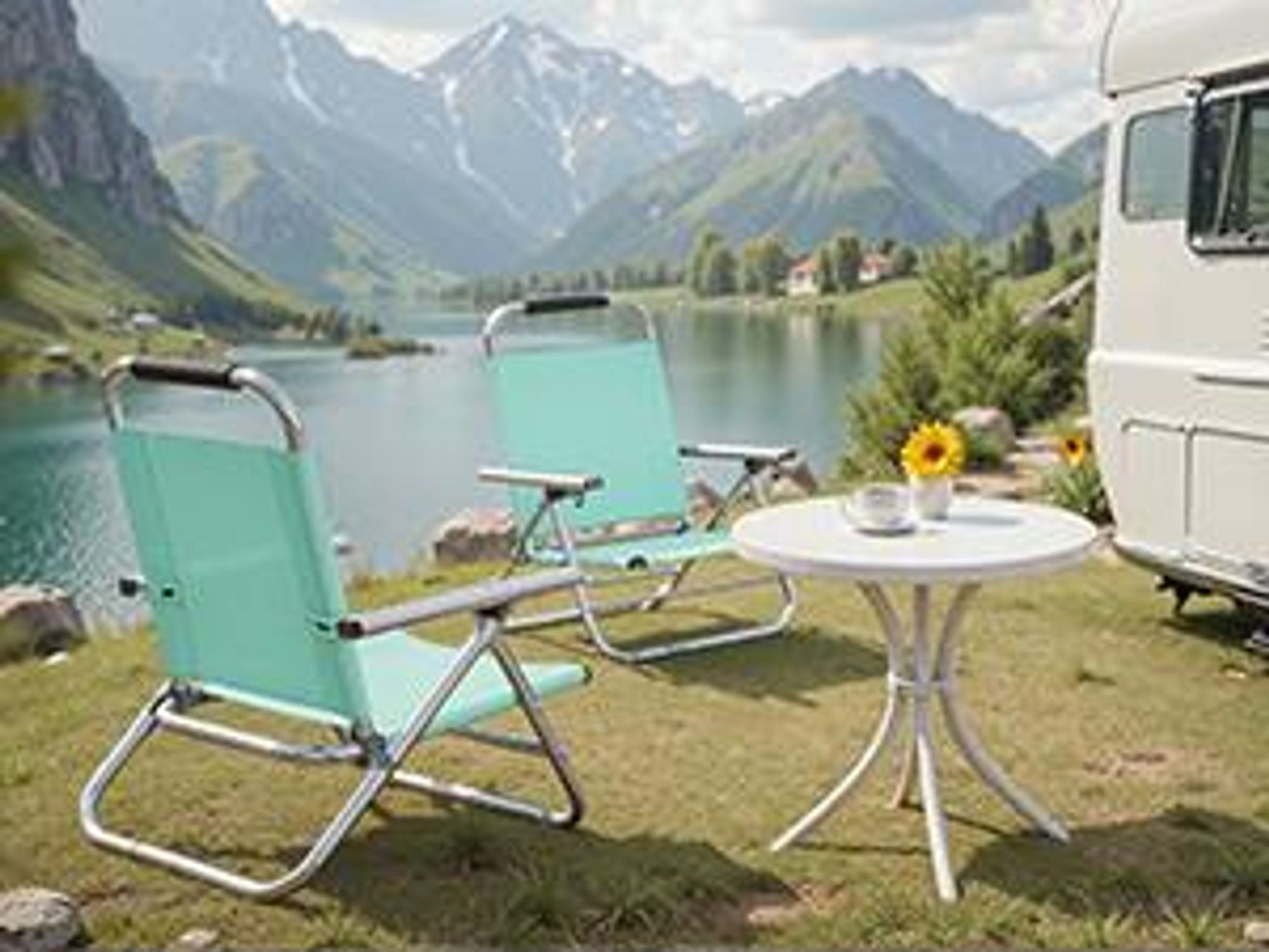 SONGMICS Strandstuhl Campingstuhl Gartenstuhl, mit klappbar, bis 150kg