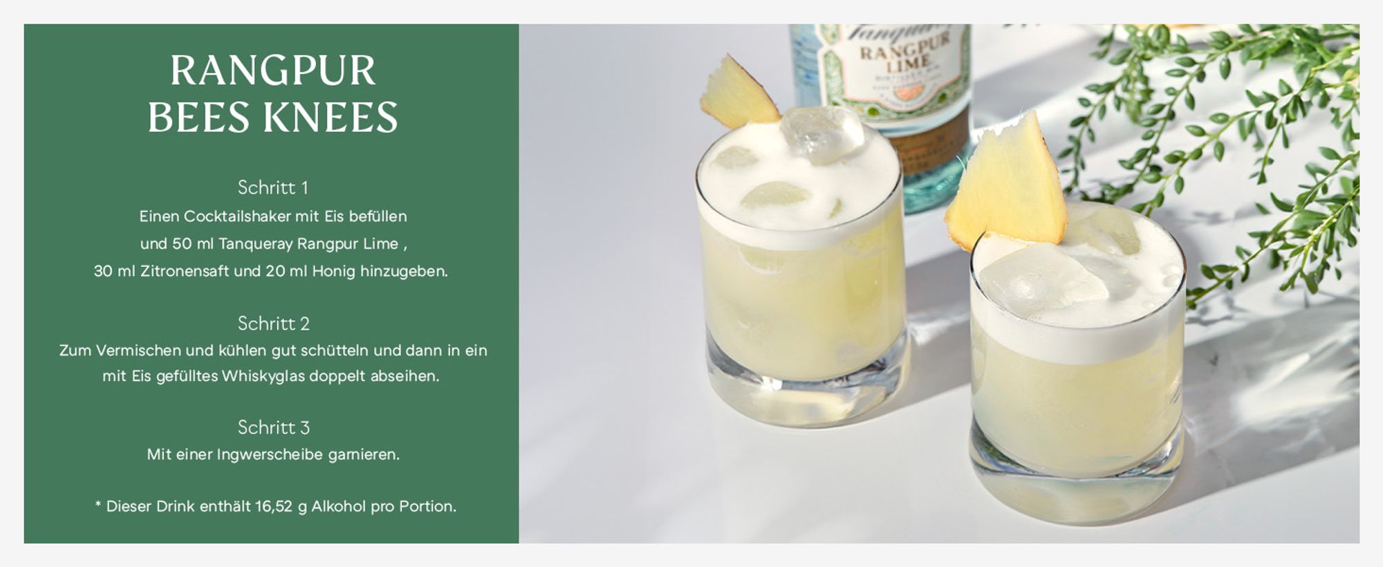 Tanqueray Rangpur Lime, Destillierter Gin, 41,3% vol, 700ml Einzelflasche