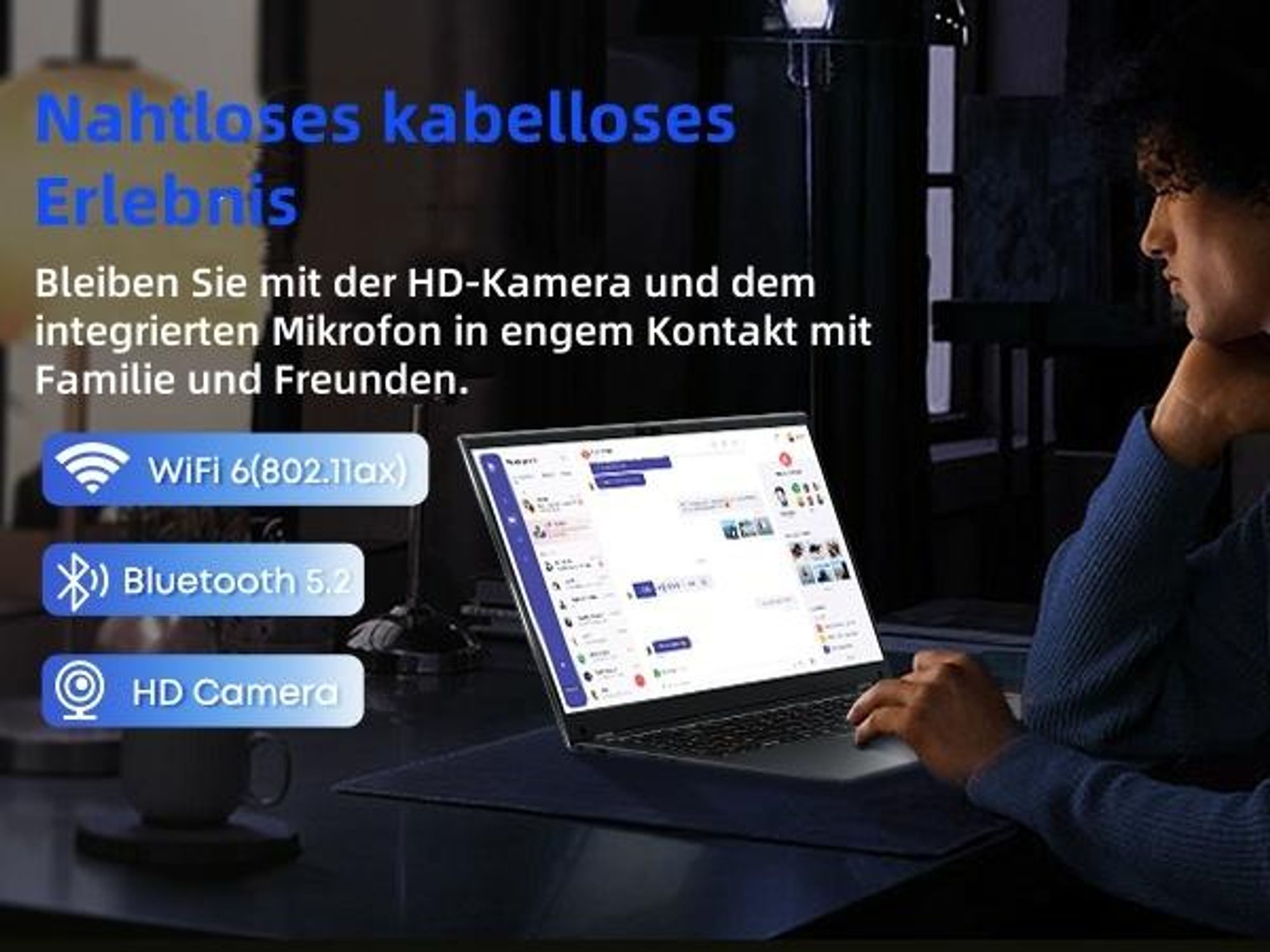 Laptop CHUWI GemiBook XPro - Prozessor Intel N100 14.1" Bildschirm Windows 11 8GB+256GB 5000mAh Akku - Grau