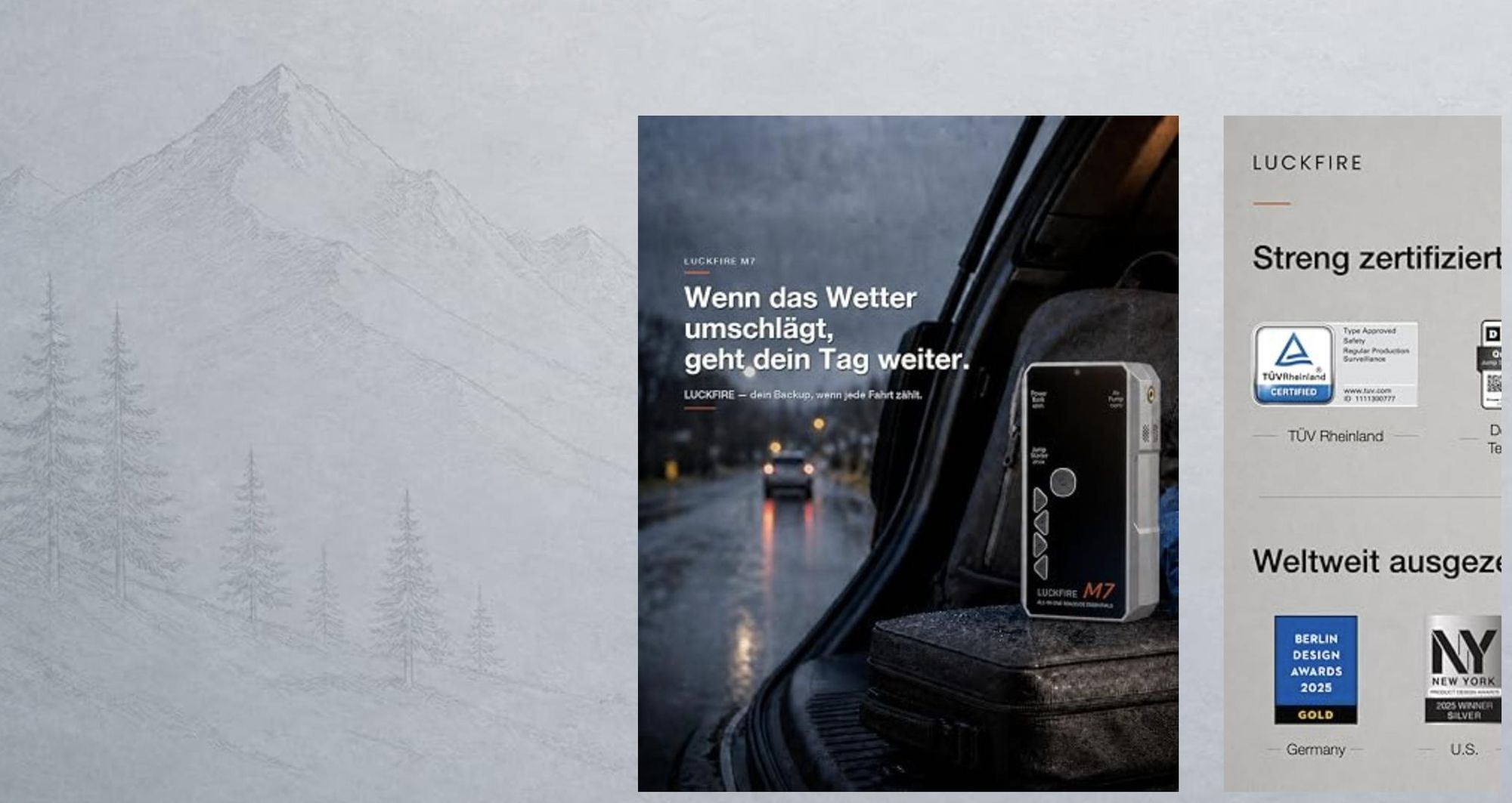 M7 Jumpstarter Auto mit Kompressor – 2750A 12V Starthilfe, 0V-Startfunktion, 150 PSI Reifenpumpe mit Auto-Stopp & 60Wh Powerbank