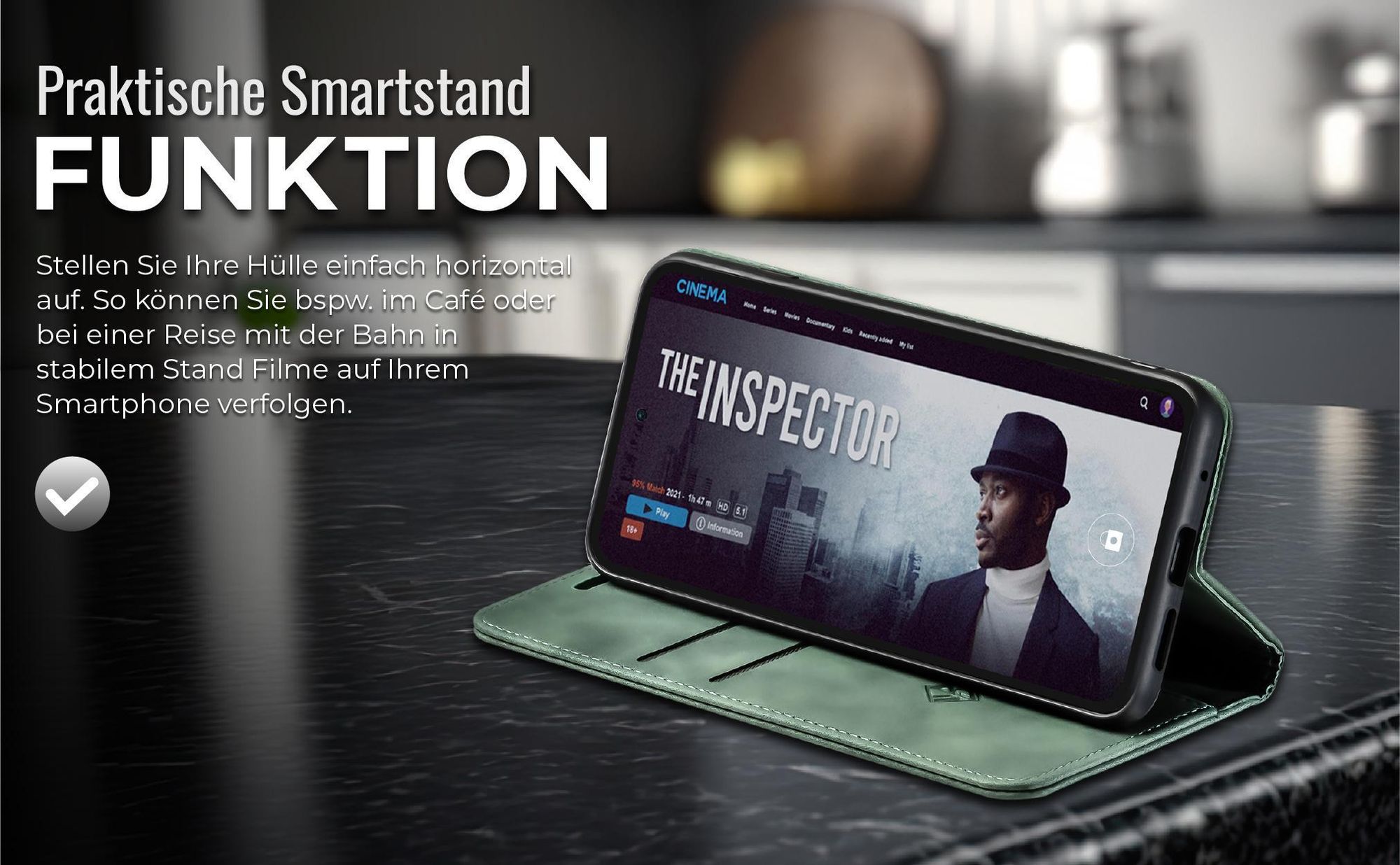 Hülle für Xiaomi Redmi 13 mit praktischer Aufstellmodus für Videostreaming