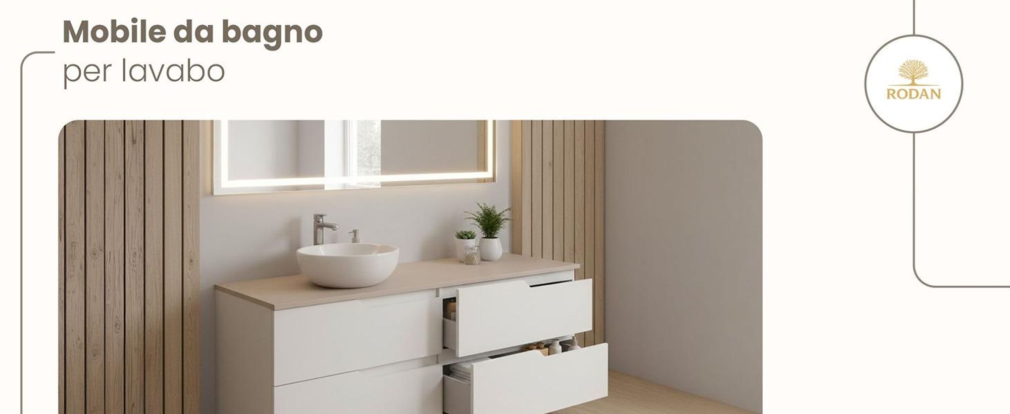 RODAN, mobile bagno, mobile sotto lavabo, mobile bagno moderno, mobili per il bagno