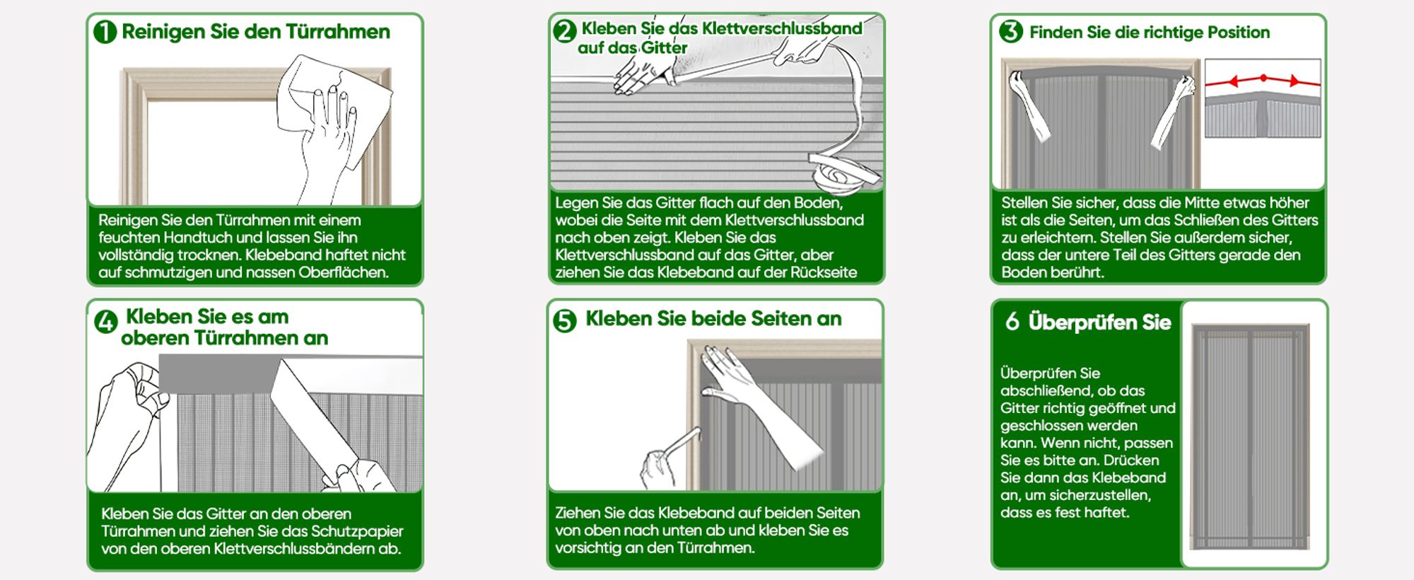 Sekey Fliegengitter Tür Magnetvorhang zum Insektenschutz (zuschneidbar in Höhe und Breite), Fliegengitter Balkontür Terrassentür Grau 140x240cm
