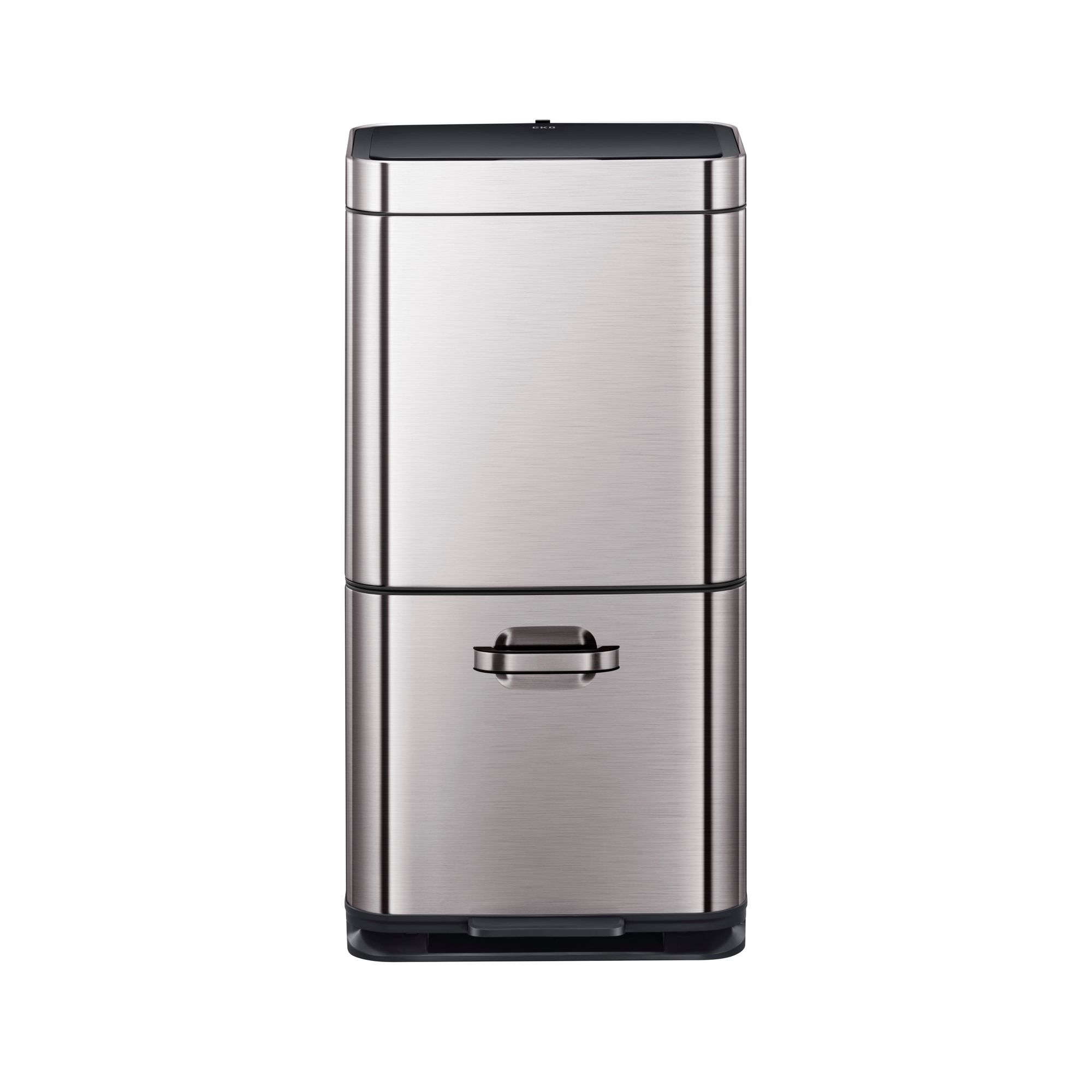 EKO - Himalaya Sensor Recycler Poubelle 35+25 litres - Stainless steel Plastic - Gris, inox mat