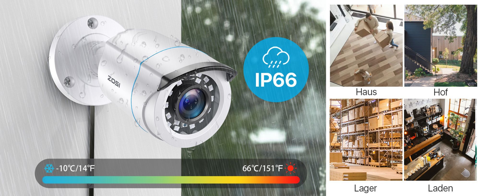 IP66 Wasserdicht für draussen