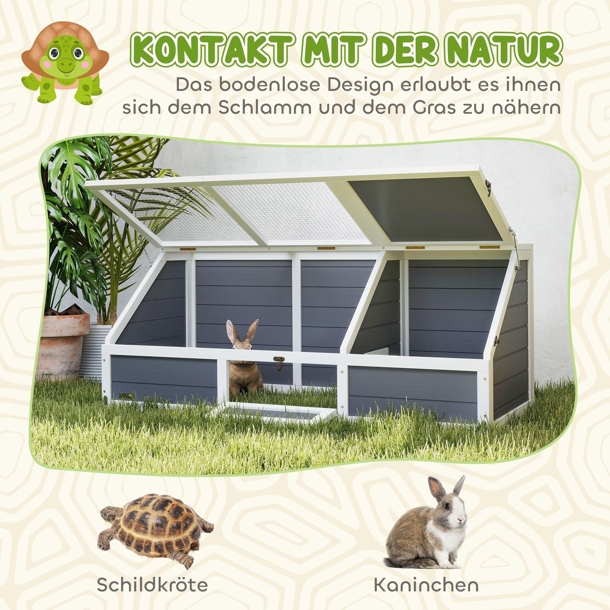 Holz Tiergehege Gehege