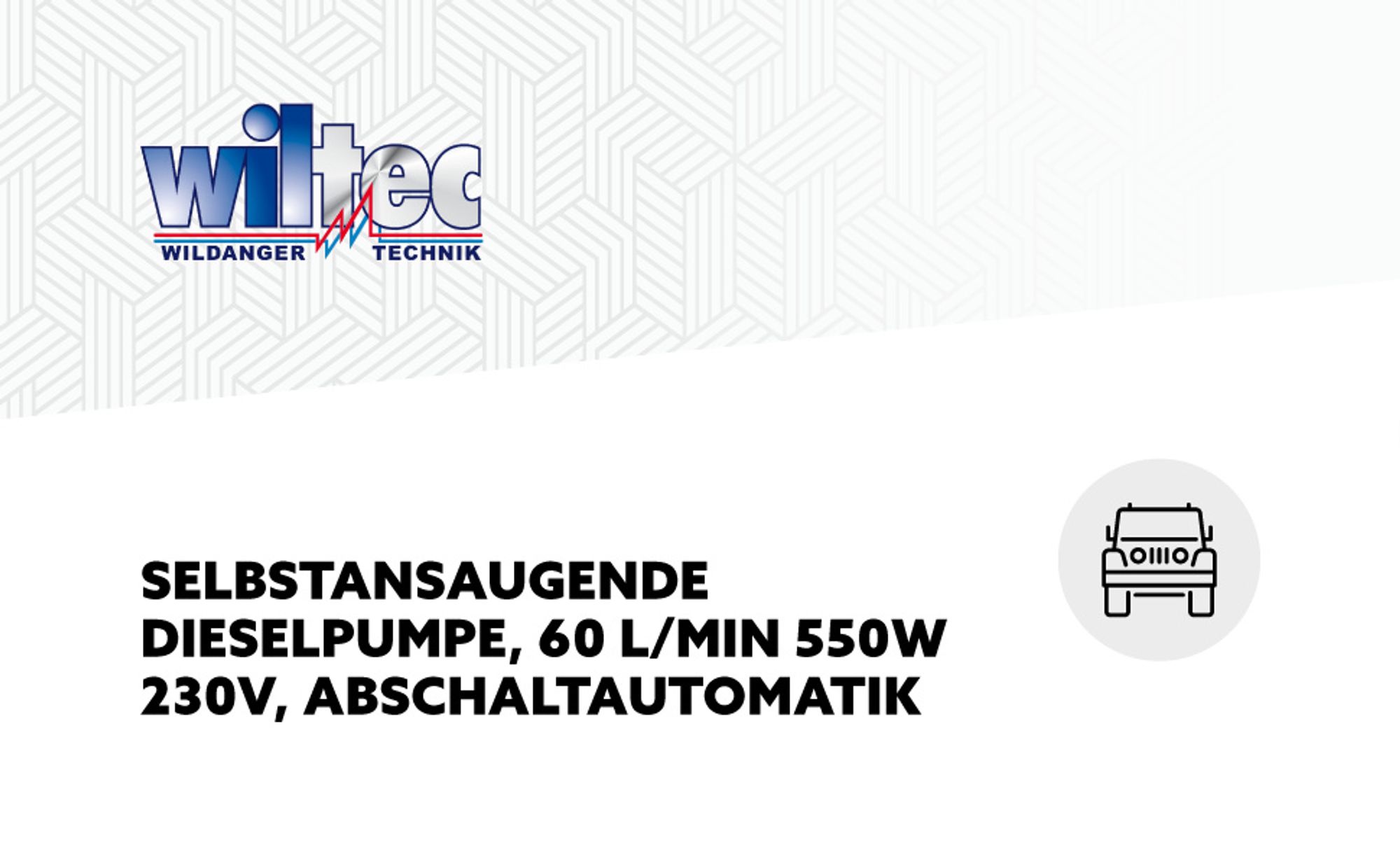 Wiltec Heizöl- und Dieselpumpe 230V/550W 60l/min selbstsansaugend, zur Wandmontage, Zapfpistole mit Abschaltautomatik, Kraftstoffpumpe