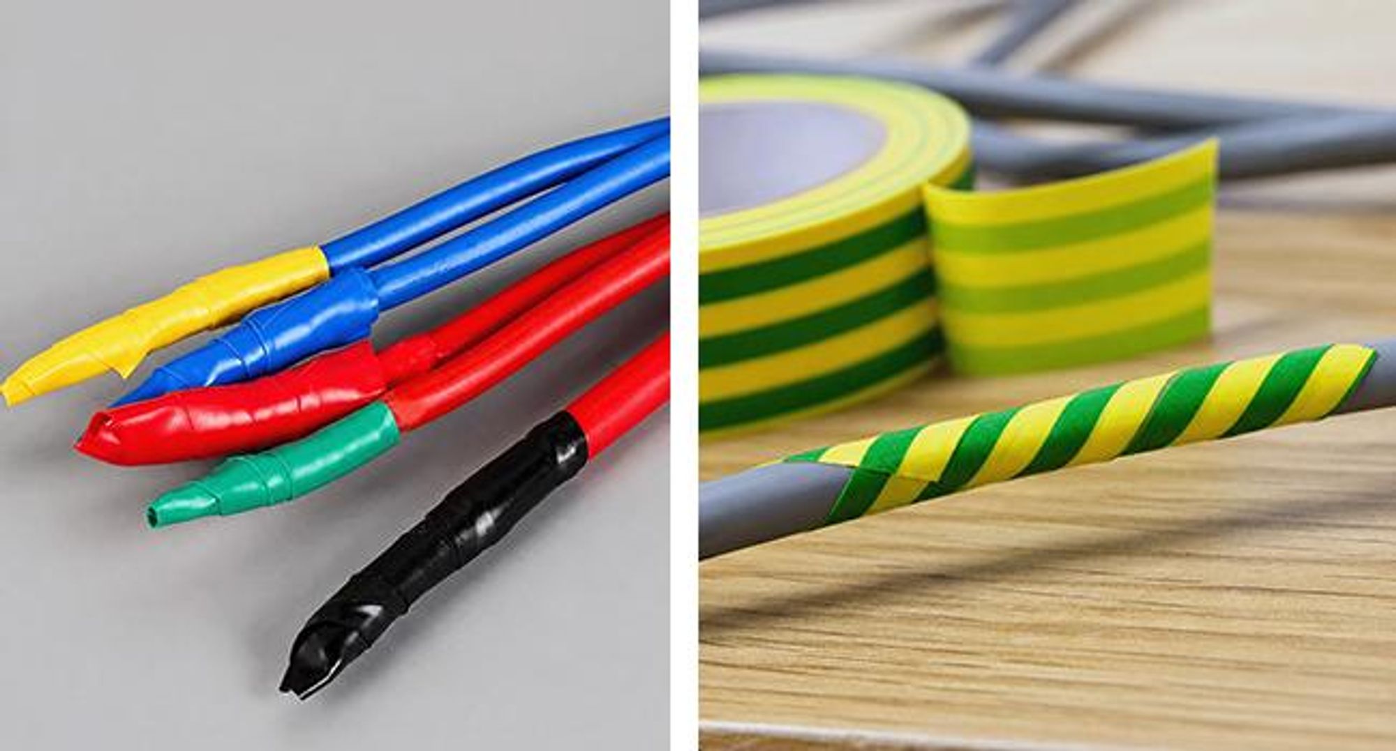 KRUMAD Isolierband Set 10 Rollen, Klebeband PVC, Isolier Tape, Reparaturband, für Haushalt, Werkstatt und geeignete Elektroarbeiten