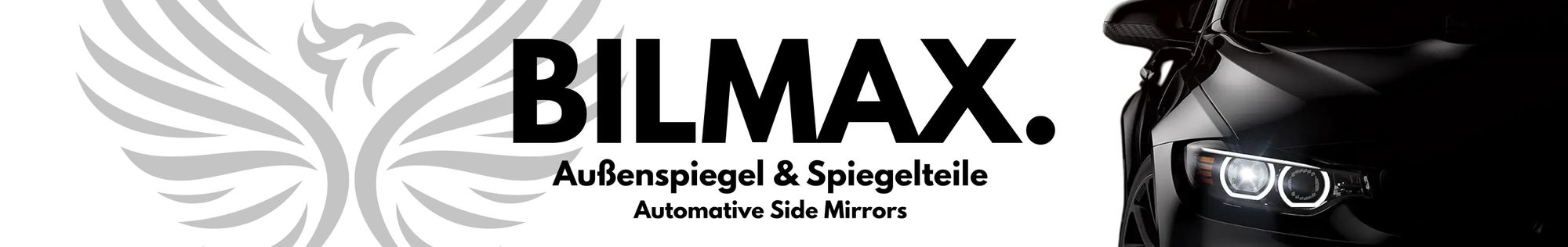 BILMAX Außenspiegel für Trafic, Primastar 2022-2026 Beheizbar, Elek. Verstellbar, Blinker, Temperatursensor, Schwarz, 9-Pin, Rechts (Beifahrerseite)