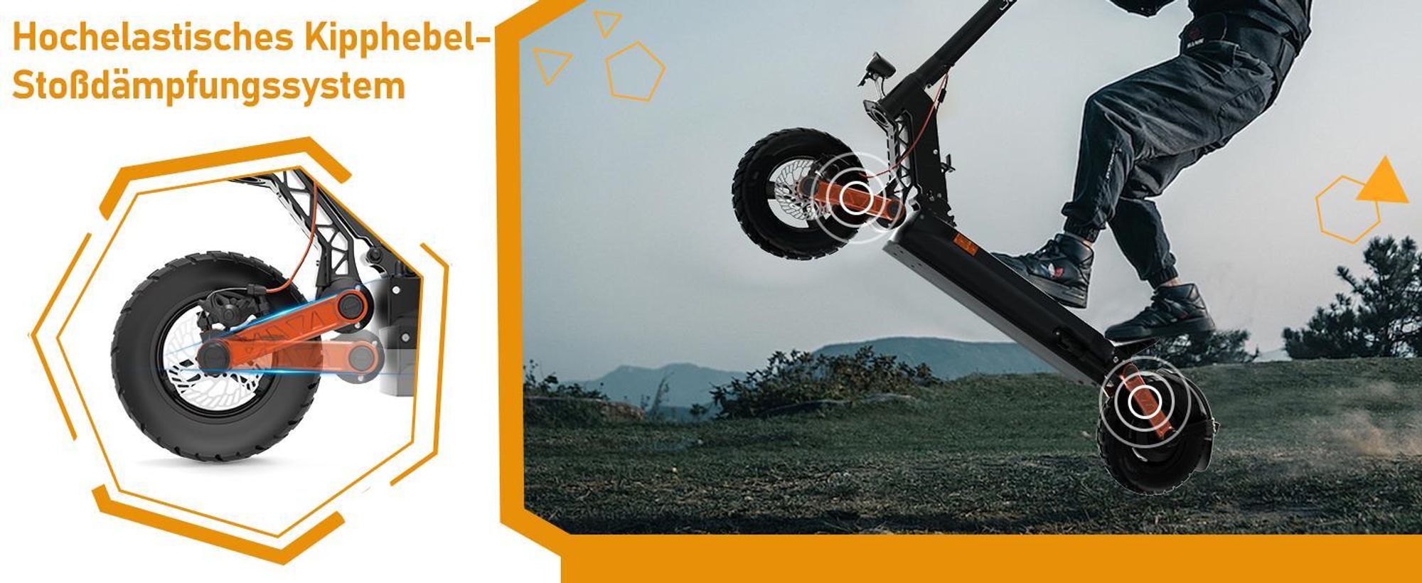 JOYOR S5-ABE E-Scooter 500W, 20 km/h, ABE, 10", 50 km Reichweite