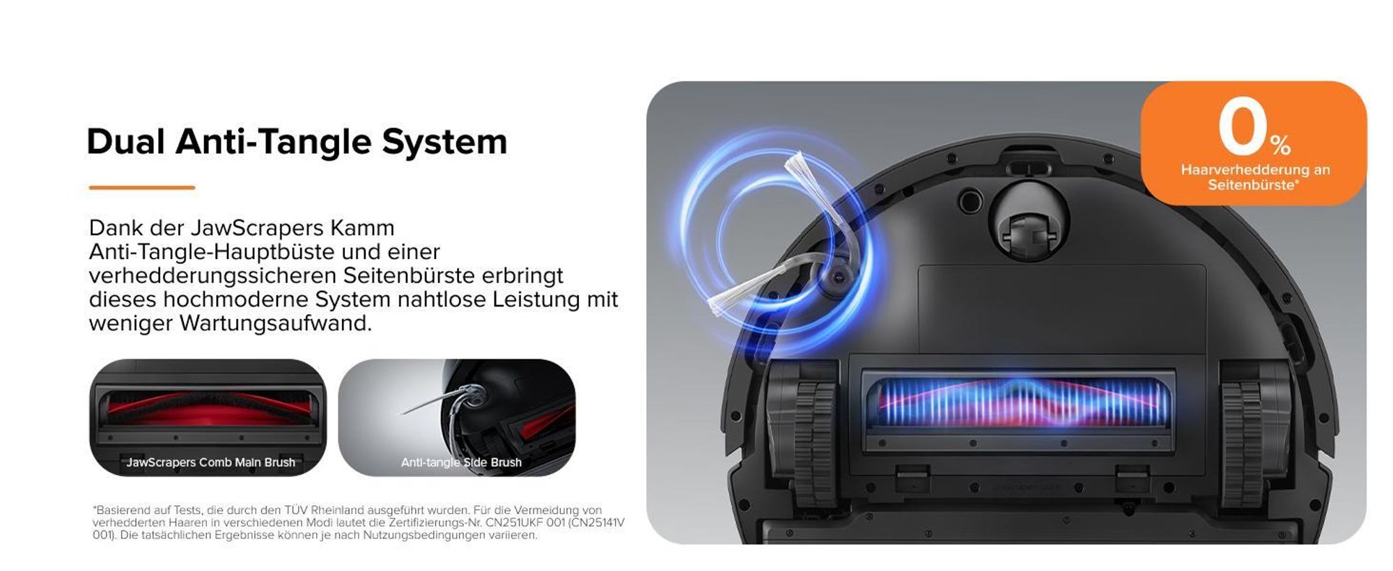 roborock Q5 Pro Staubsauger Roboter 5500Pa mit wischfunktion, saugroboter wischroboter mit DuoRoller-Bürste, PreciSense-LiDAR-Navigation, 3D Mapping