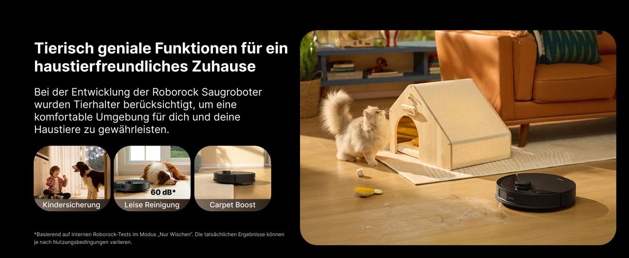 Roborock Q10 PF+ Staubsauger Roboter 10000 Pa (Upgrade von Q8 max+), Dual Anti-Tangle-System, Auto-Entleerungsstation für 7 Wochen, Schwarz