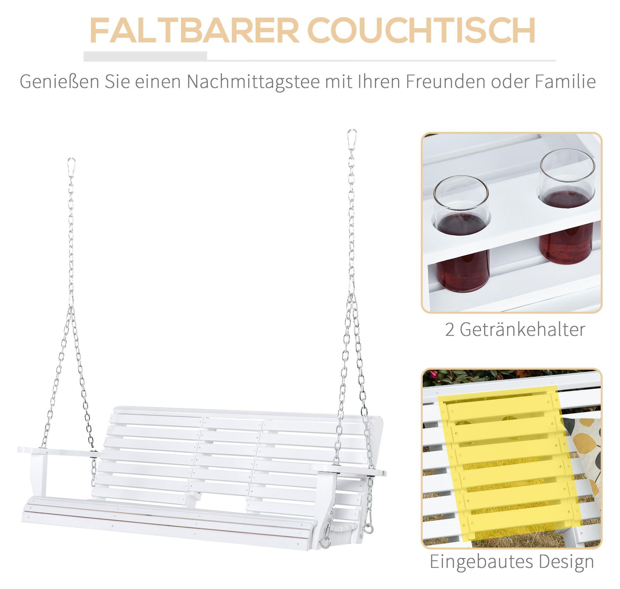 3 Gartenbank mit