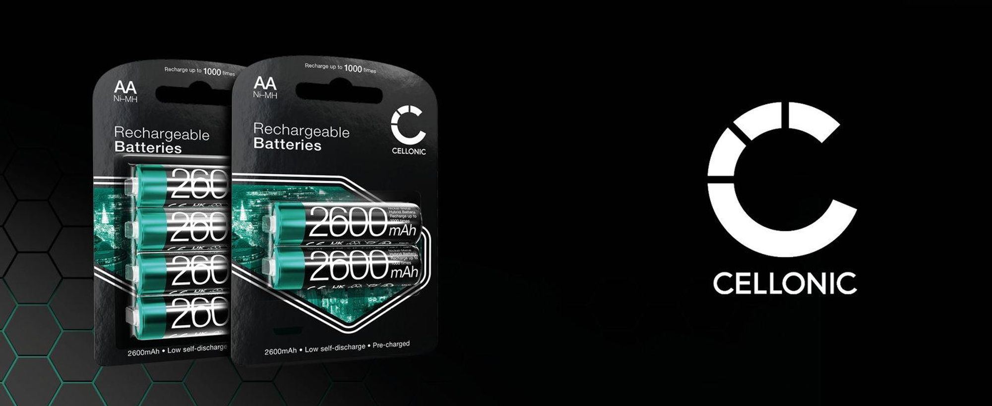 subtel 4x Batteria per Fotocamera Compatibile con Nikon Coolpix B500, Coolpix 3100, Coolpix 3200, EN-MH1 – (2600mAh, 1.2V)