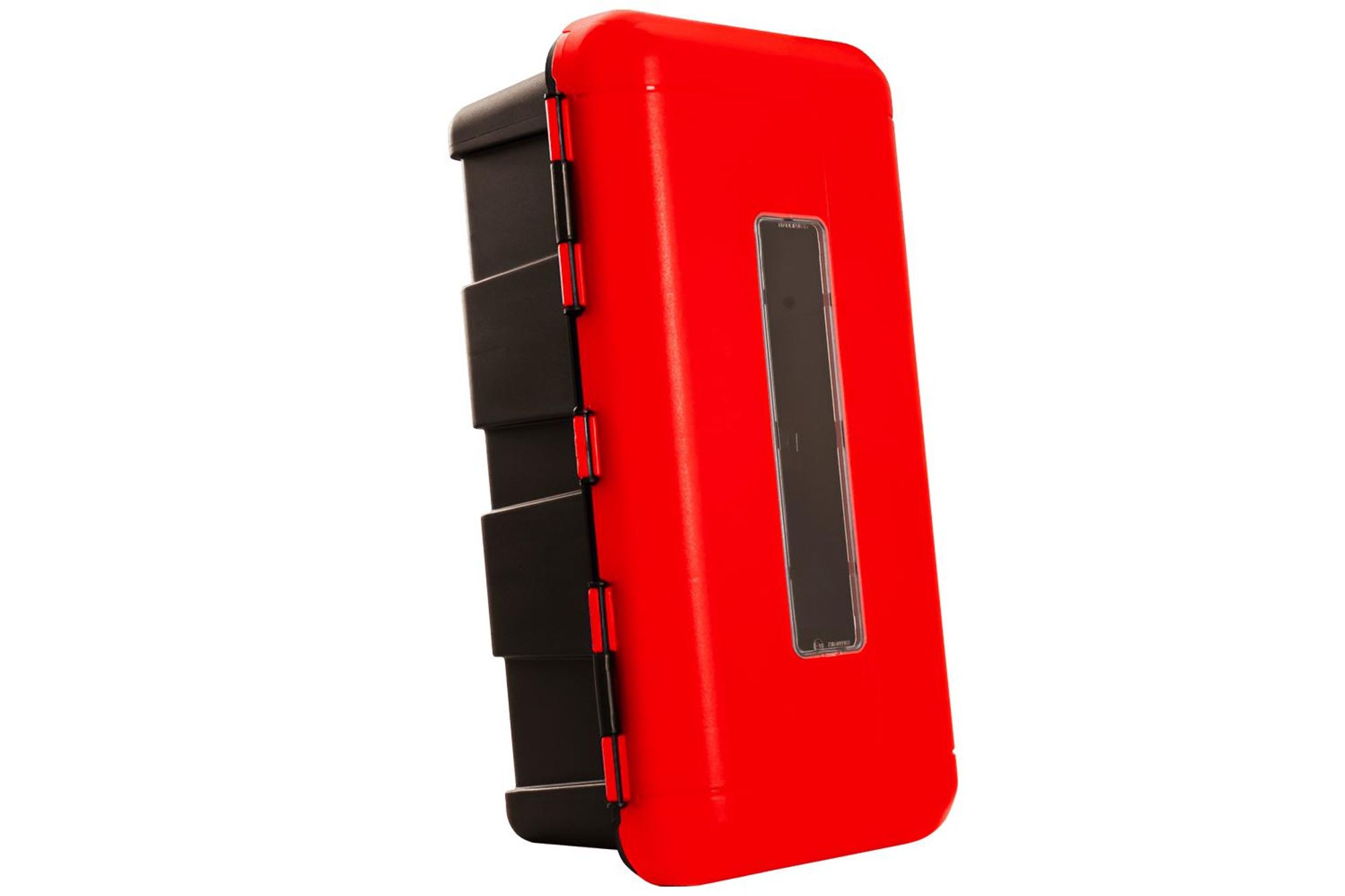 DAKEN REGON Feuerlöscherkasten 6kg Rot 620x335x240mm Feuerlöscherbox für LKW Anhänger Schutzbox wetterfest