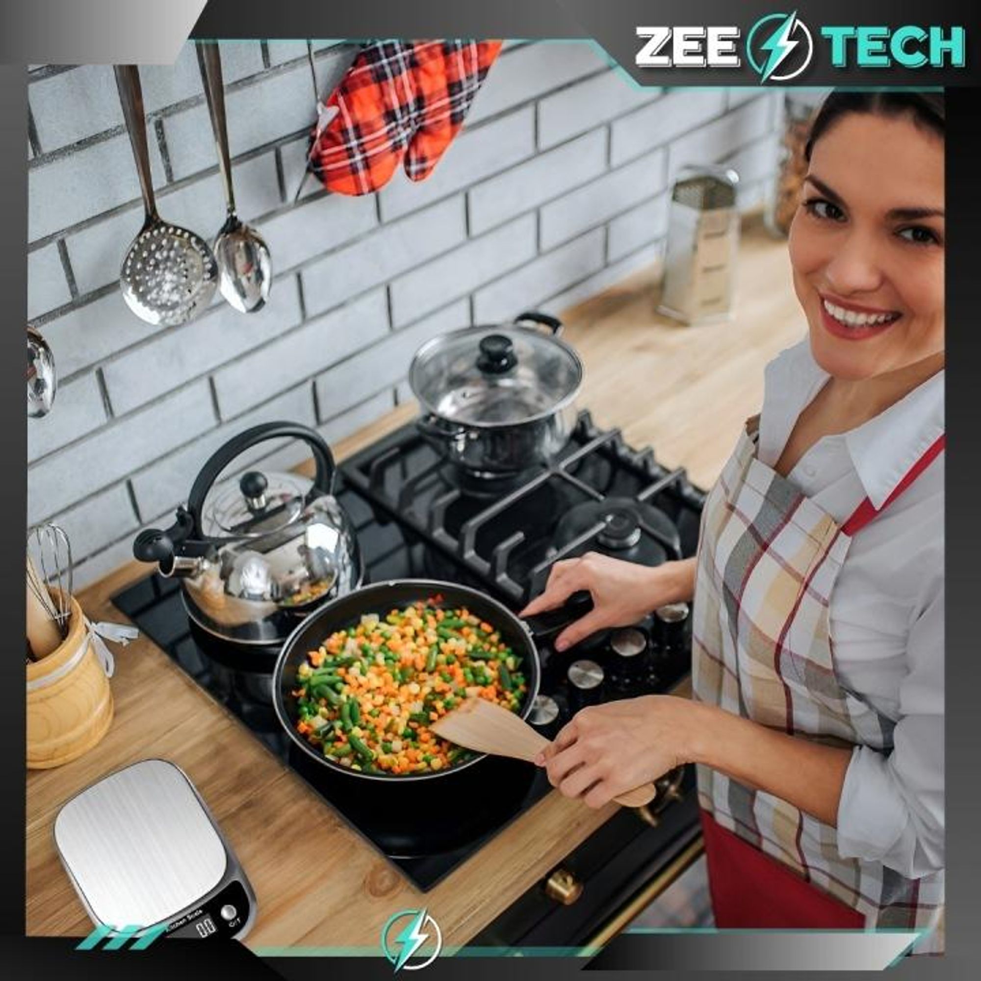 ELEKTRONISCHE PRÄZISIONSKÜCHENWAAGE 1 g | 5 kg TARA SCHMUCKWAAGE + BATTERIEN