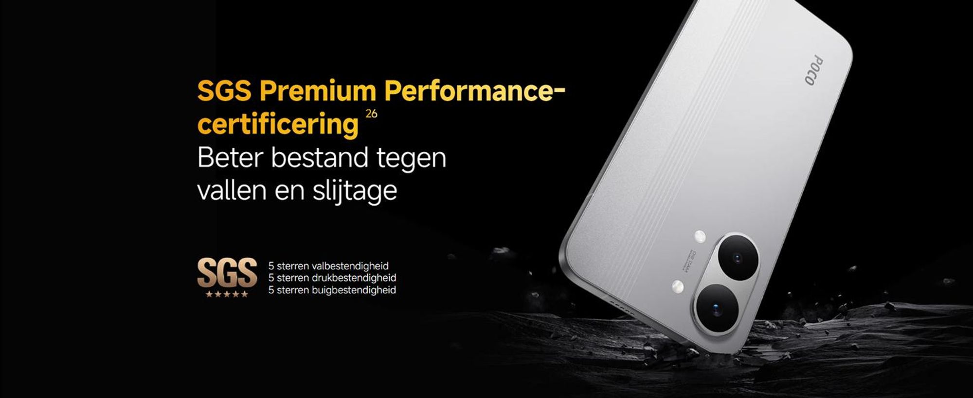 XIAOMI Poco X8 Pro Max 5G Smartphone, 12GB/512GB, 6,83" scherm, 8500mAh batterij, blauw + oplader