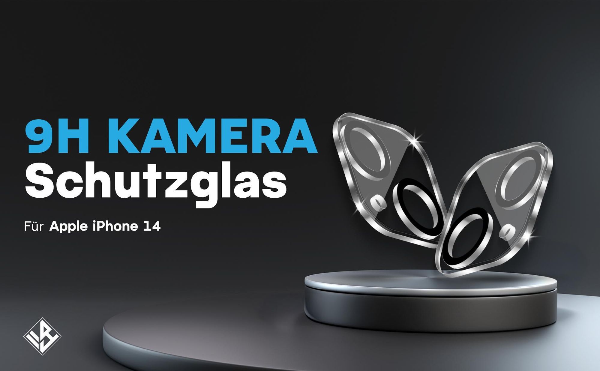 2er Set Kameraschutzglas für Apple iPhone 14 in 9H Härte