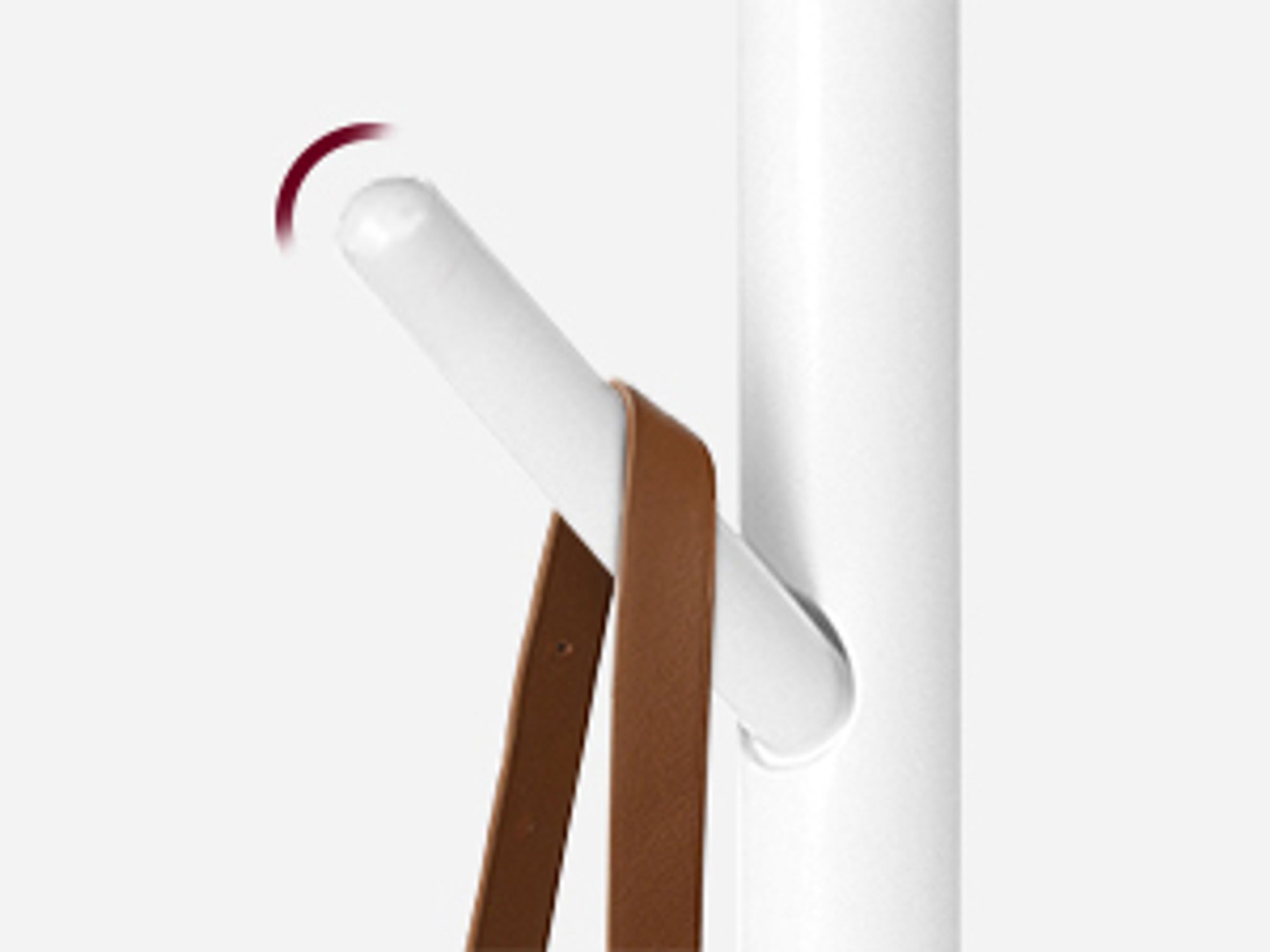 VASAGLE Garderobenständer, Kleiderständer Massivholz, Jackenständer Baumform, 8 Haken aus Kautschukholz, Naturbeige