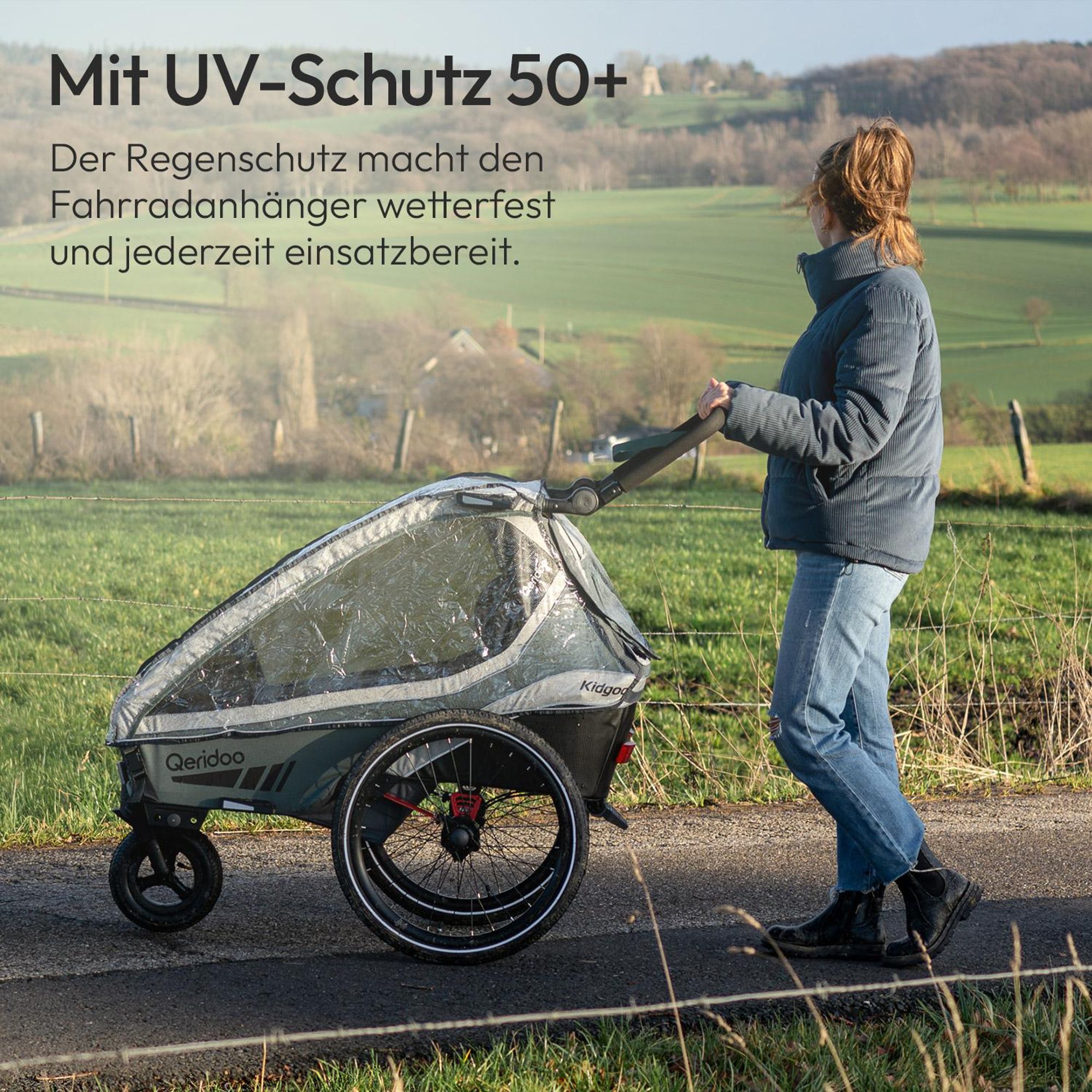 Qeridoo Regenschutz Kidgoo 2 / Kidgoo 2 Sport