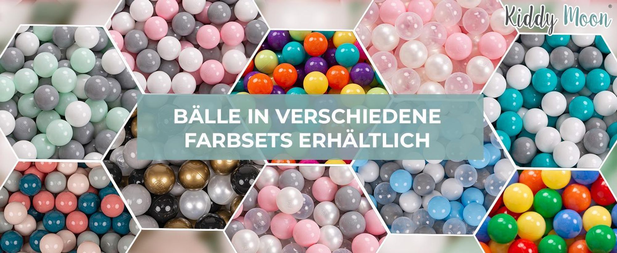 KiddyMoon 100 ∅ 6cm kinder bälle für bällebad spielbälle baby plastikbälle  eu, gelb/grün/blau/rot/orange