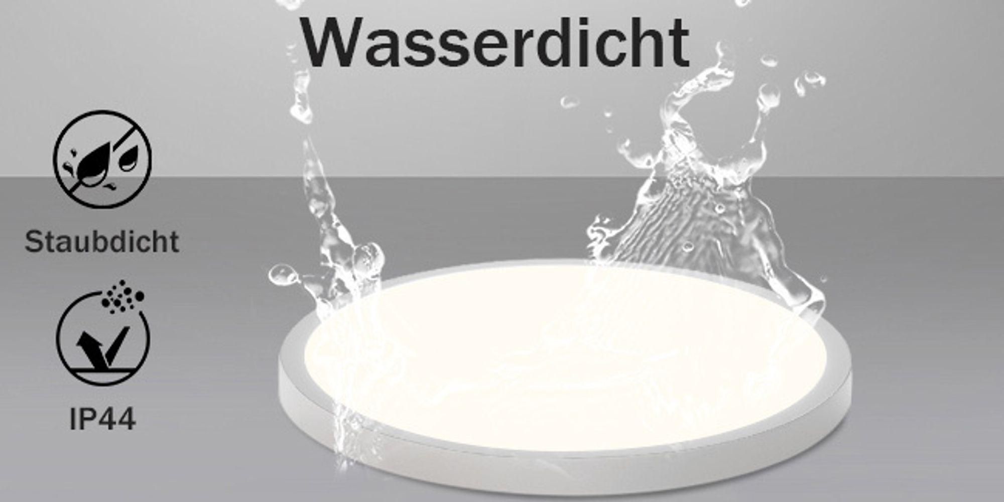 ZMH LED plafondlamp, zwart, plat model, 23 cm, traal wit licht, 18W. Geschikt voor slaapkamer, keuken, hal