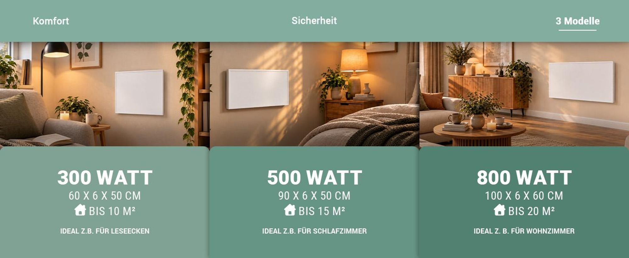 Heidenfeld Infrarotheizung HF-HP140 | Bis 15 m² - Heizkörper - Heizpaneel - Infrarot - App Steuerung - Touch Bedienfeld - Kindersicherung (500 Watt)