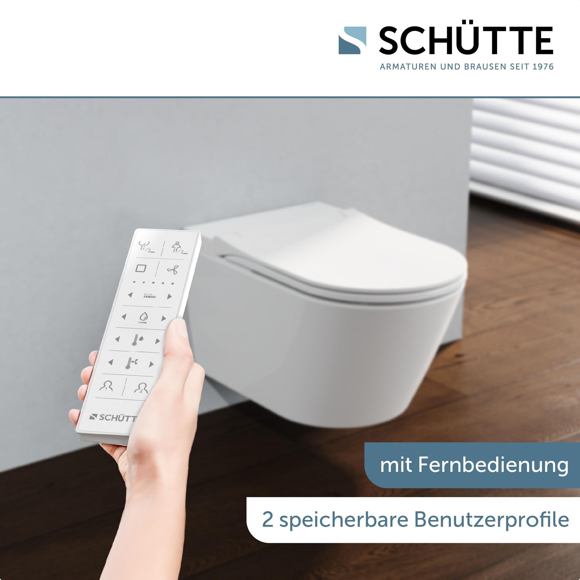 für zwei Benutzer individuell einstellbar