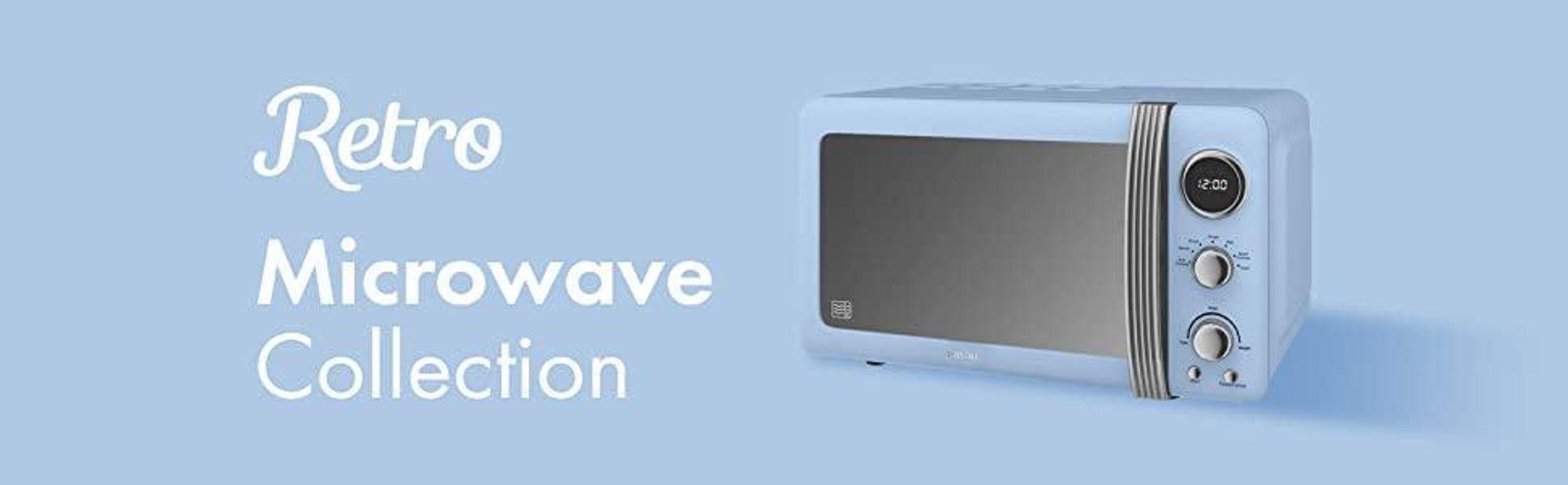 SWAN SM22030CNEU Retro Digitale Mikrowelle 20L, 5 Leistungsstufen, Auftauen, Timer Creme