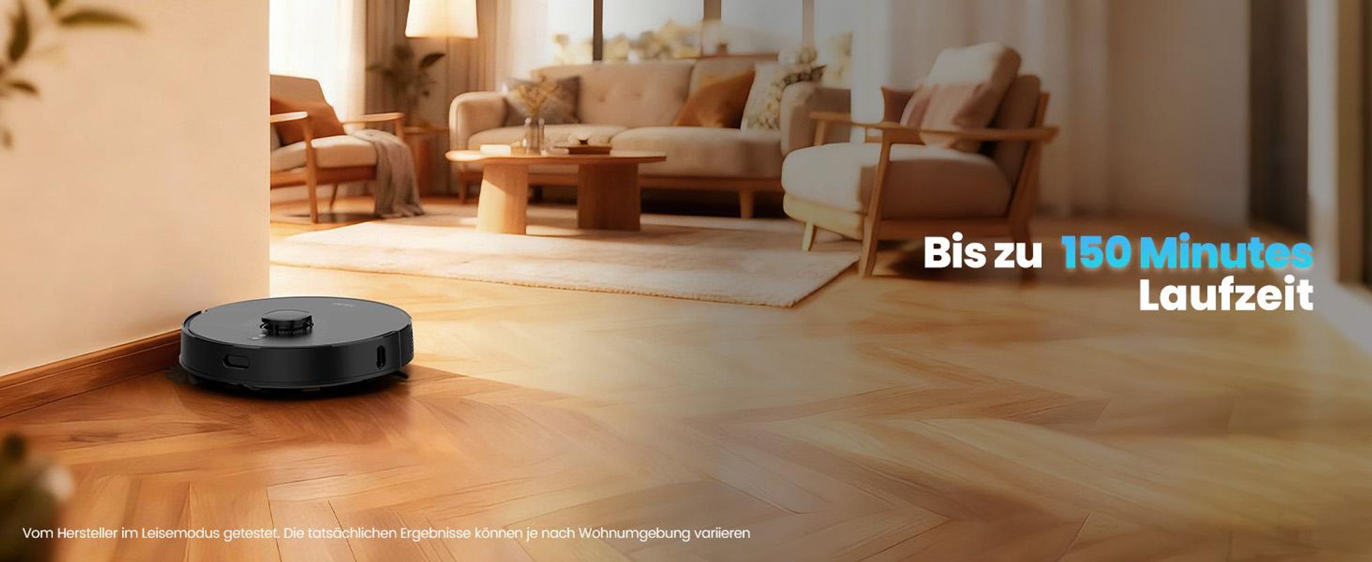 AIRROBO Q20 Plus Staubsauger Roboter mit Absaugstation 3.5L, 8000Pa Saugroboter mit Wischfunktion Lasernavigation, Kartierung mehrerer Etagen