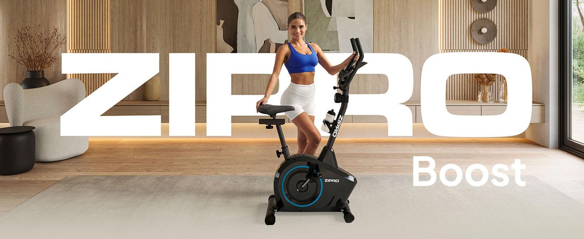 Rower treningowy Zipro Boost – magnetyczny rower fitness z masą obrotową 7 kg Cichy ergometr do użytku domowego Pomiar tętna, regulowany